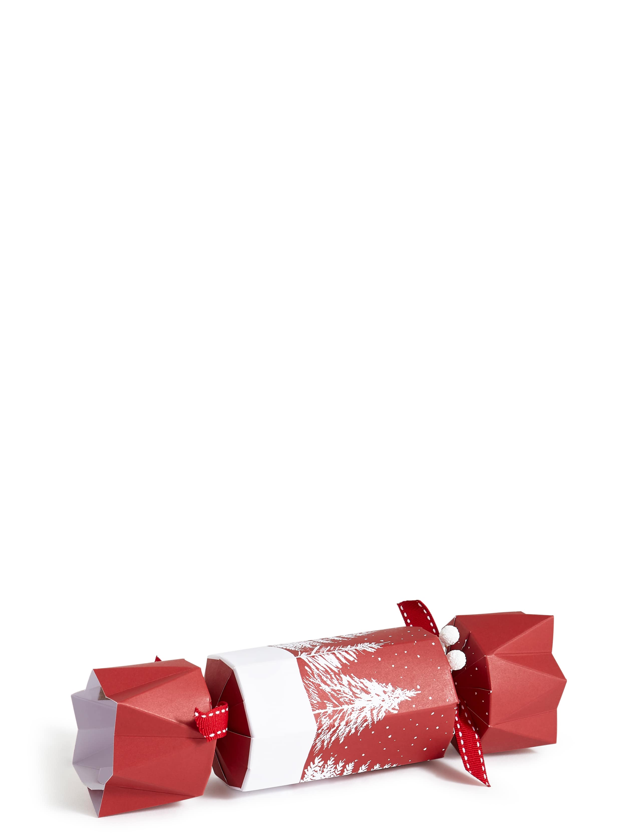 Luxury Red Trees Christmas Crackers Pack of 8 3 of 4