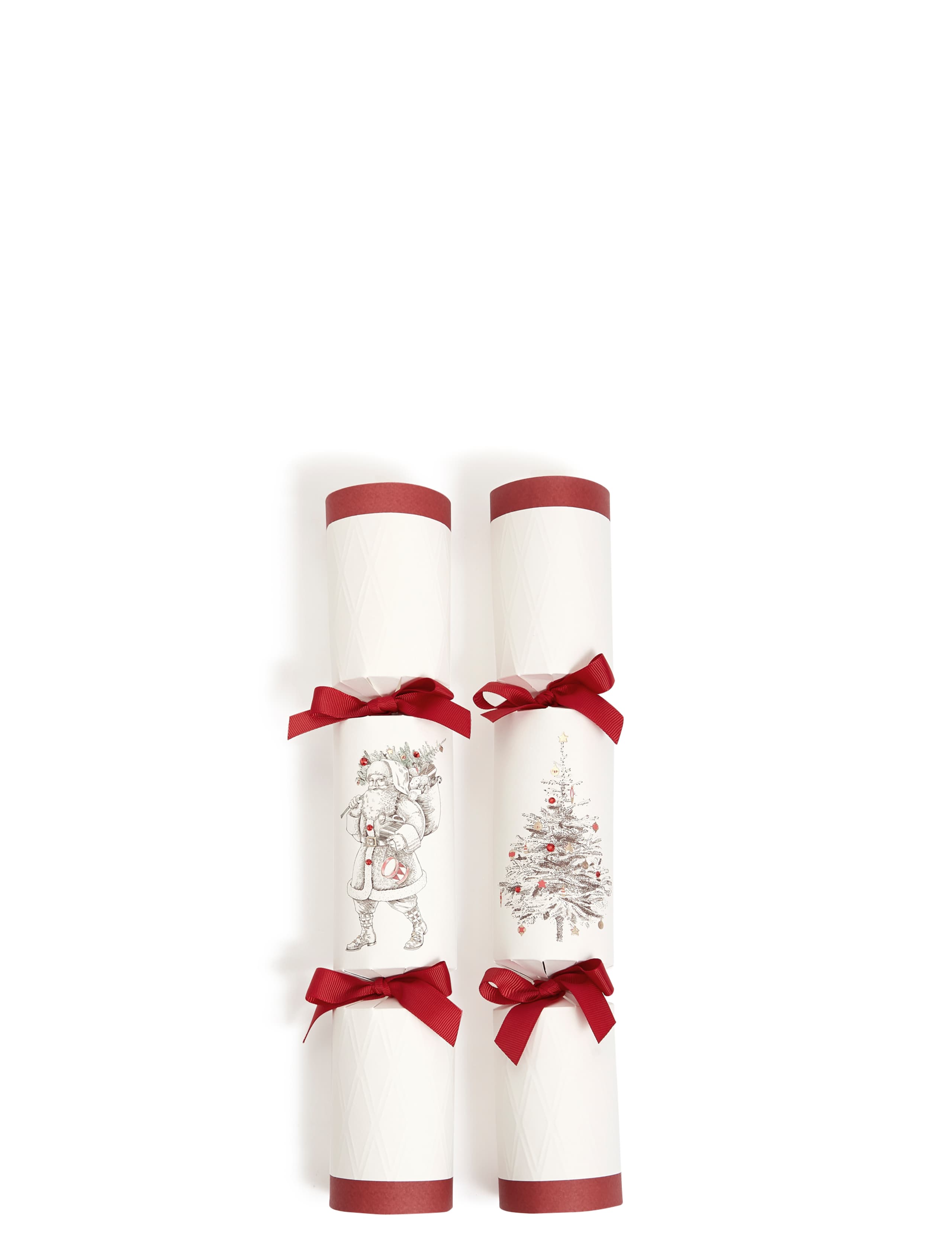 Luxury Santa and Tree Christmas Crackers Pack of 8 2 of 5