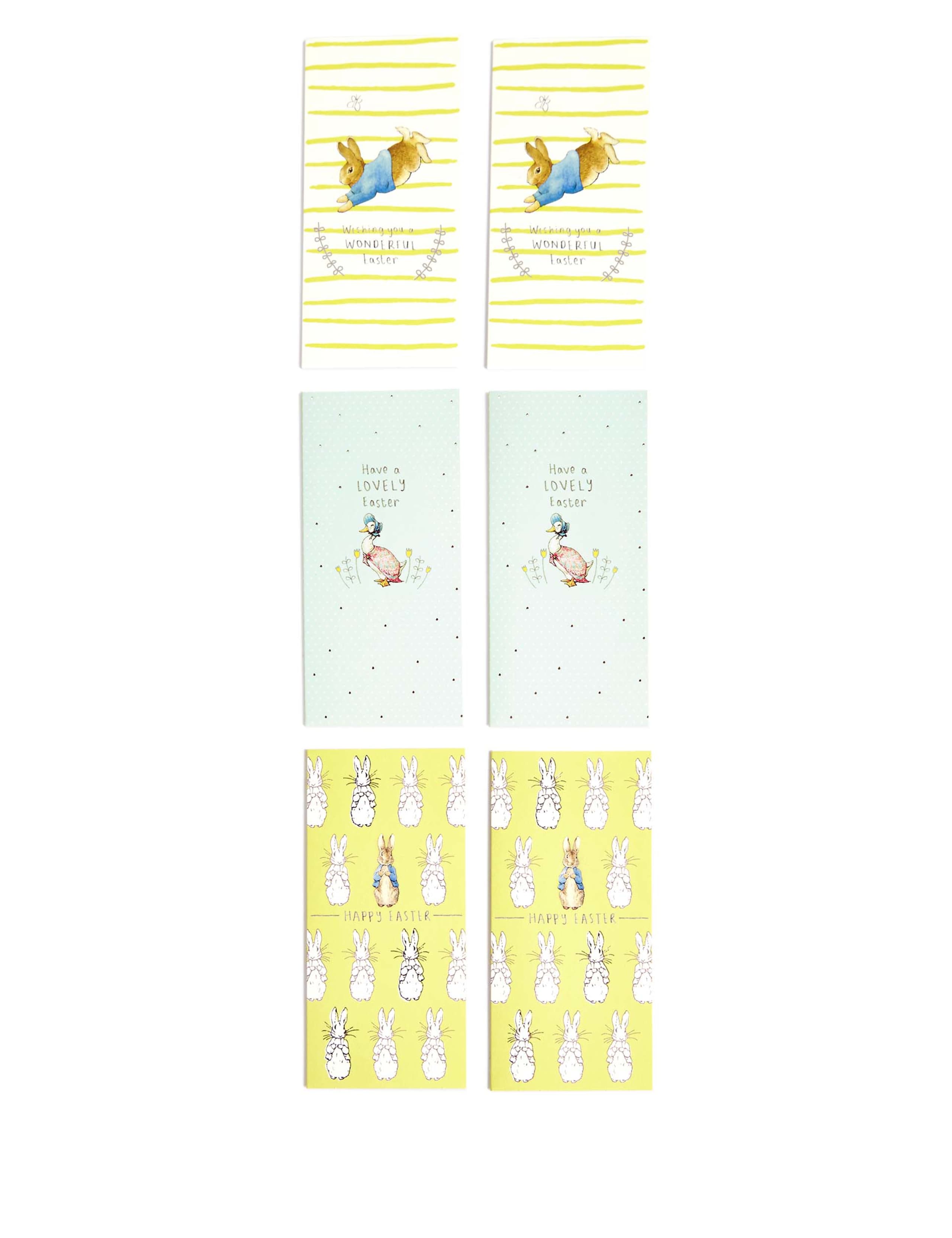 6 Beatrix Potter™ Peter Rabbit Easter Multipack Cards 1 of 8