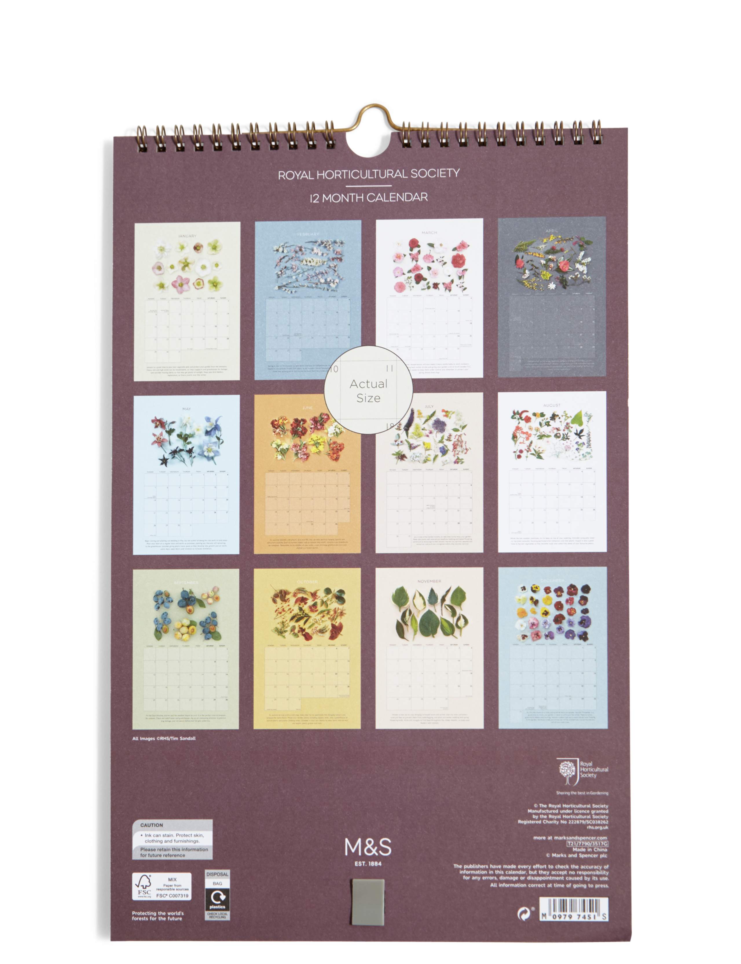 RHS Garden 2018 Calendar 3 of 3