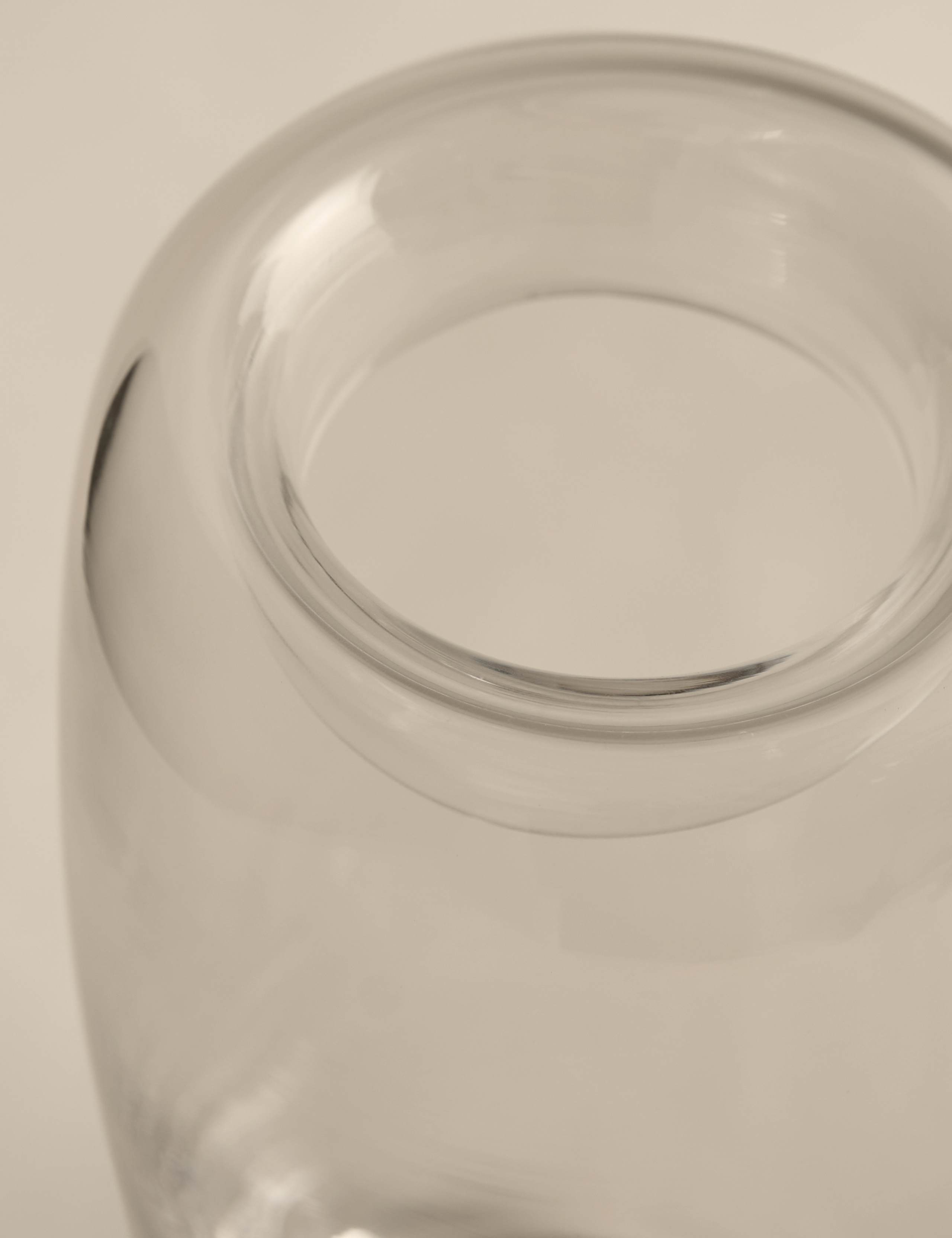 Medium Roll Top Glass Vase 3 of 3