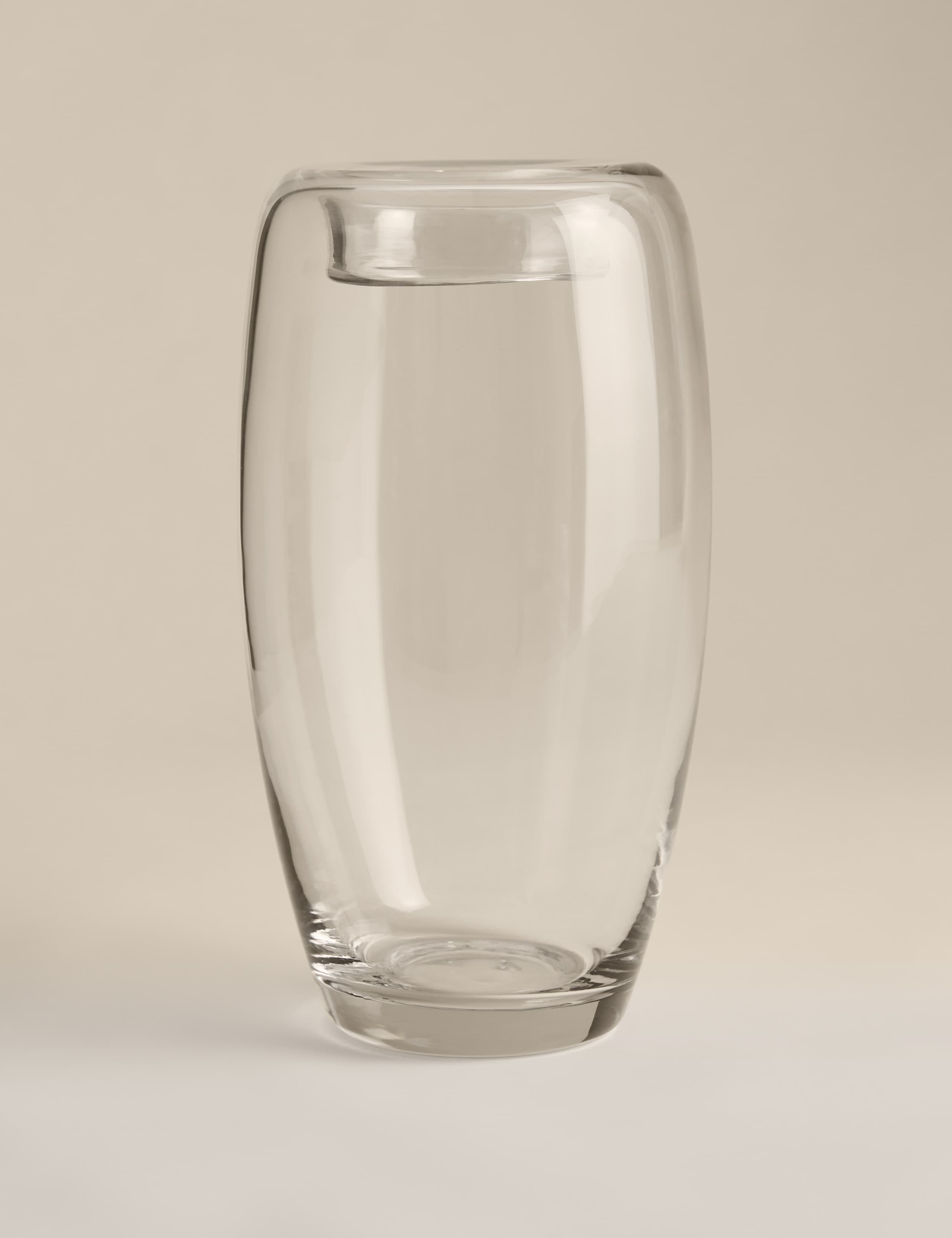 Medium Roll Top Glass Vase 1 of 3