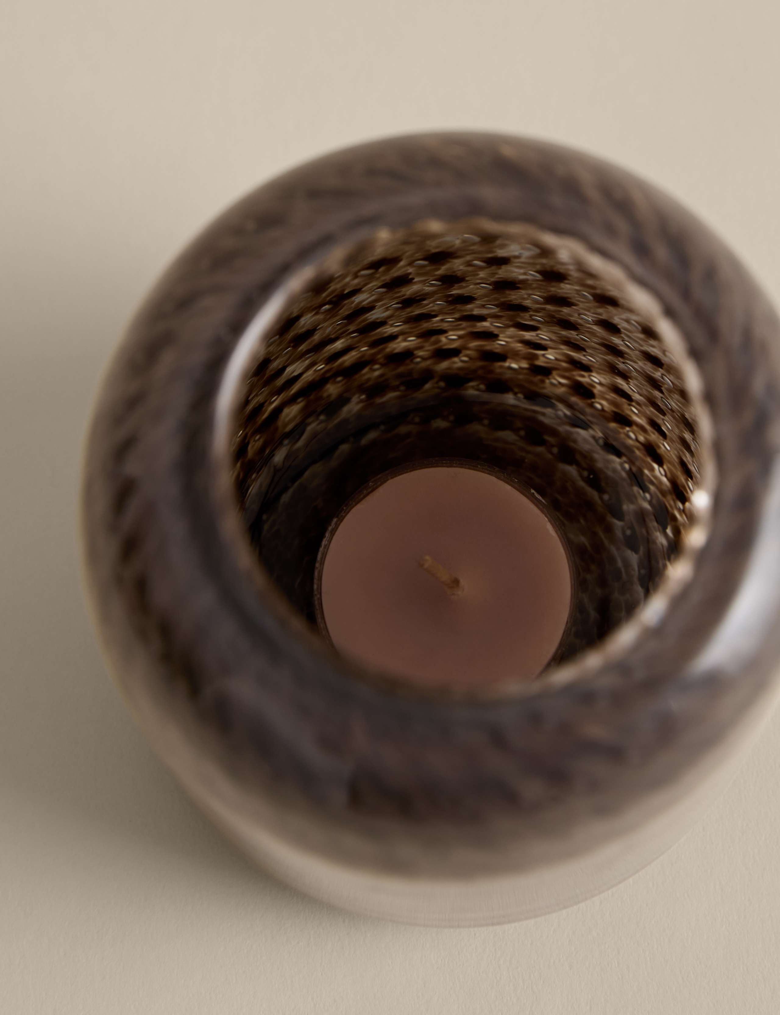 Bubble Decorative Glass Tealight Holder 2 of 4