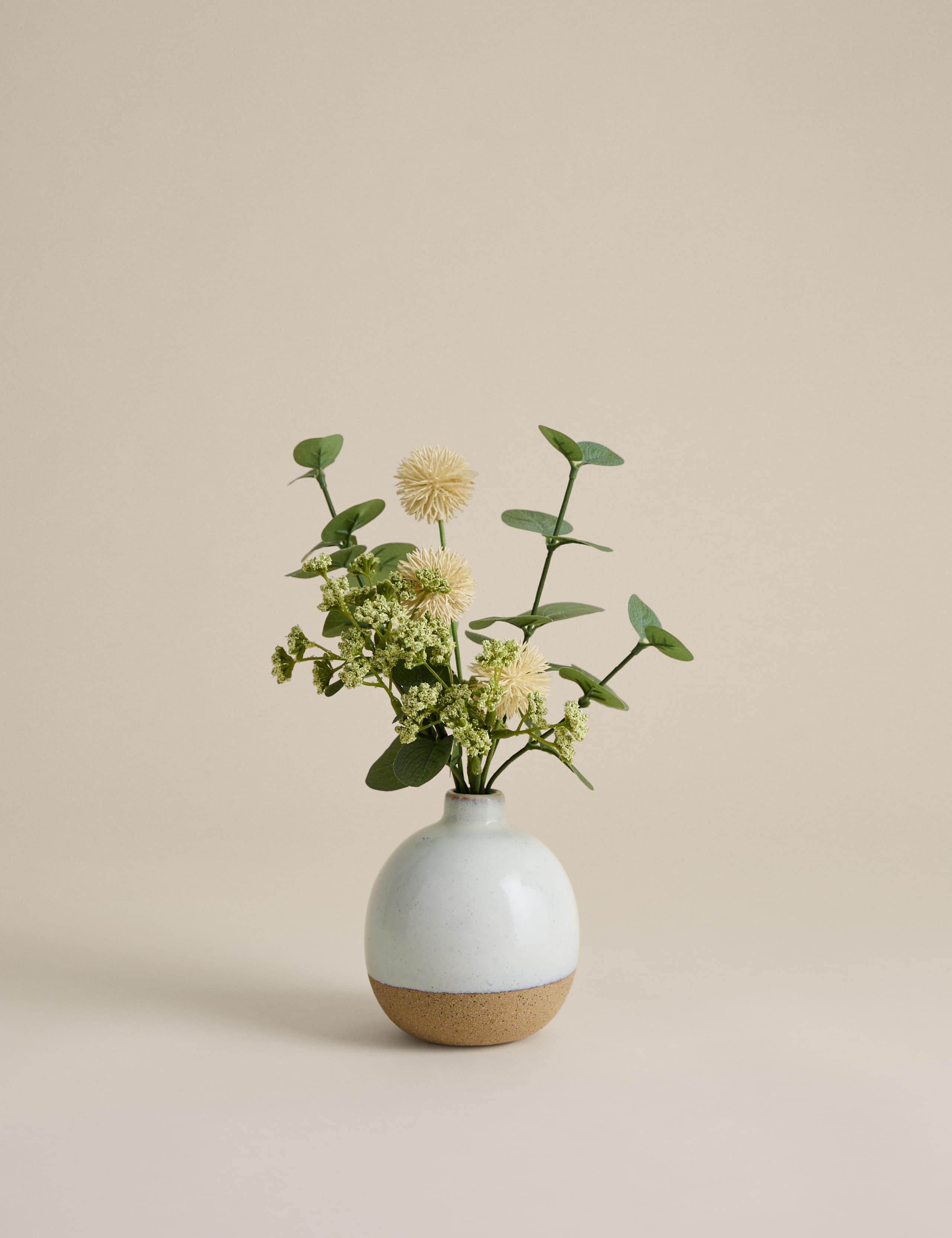 Artificial Dried Arrangement in Ceramic Pot 1 of 3