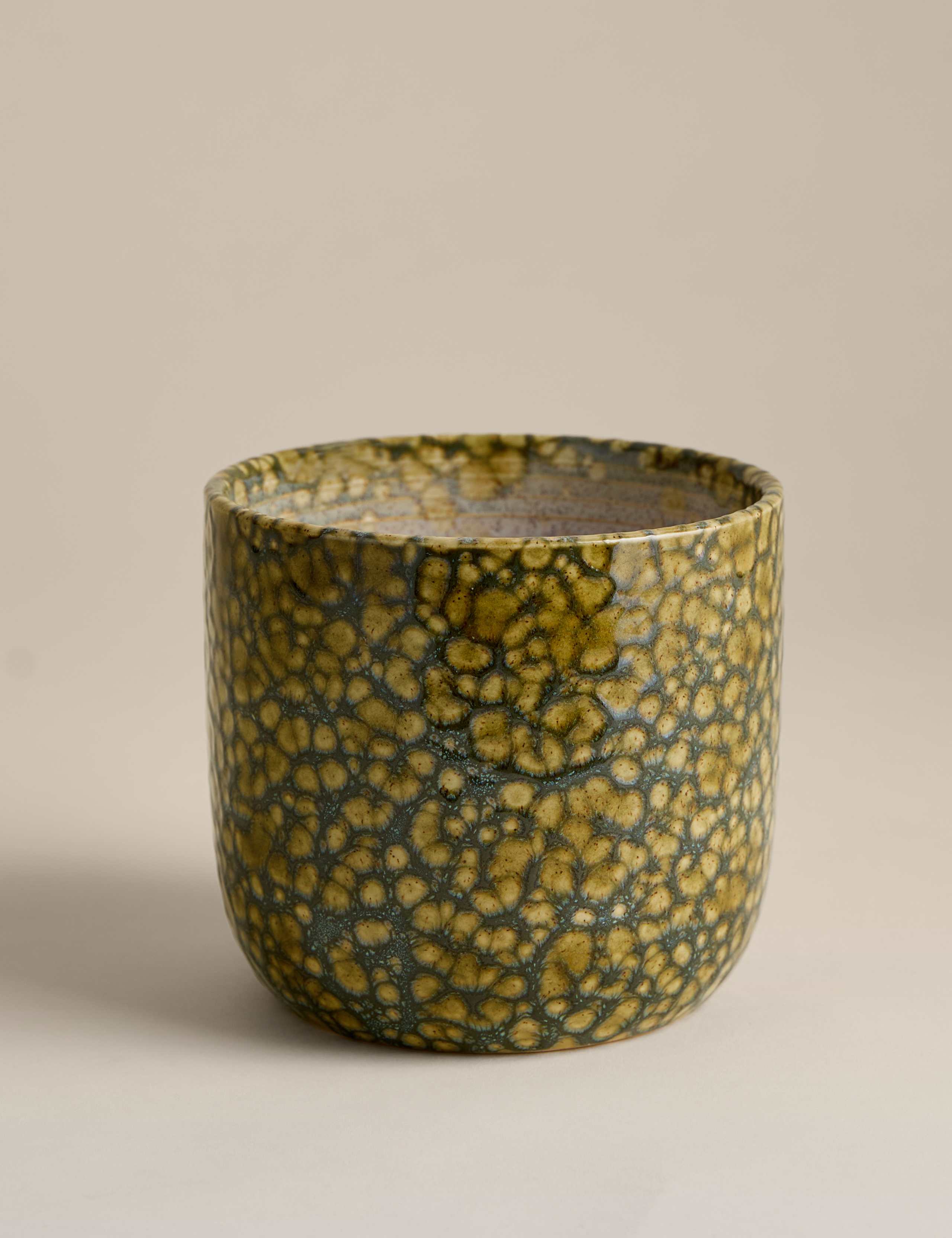 Reactive Glaze Ceramic Planter 1 of 3