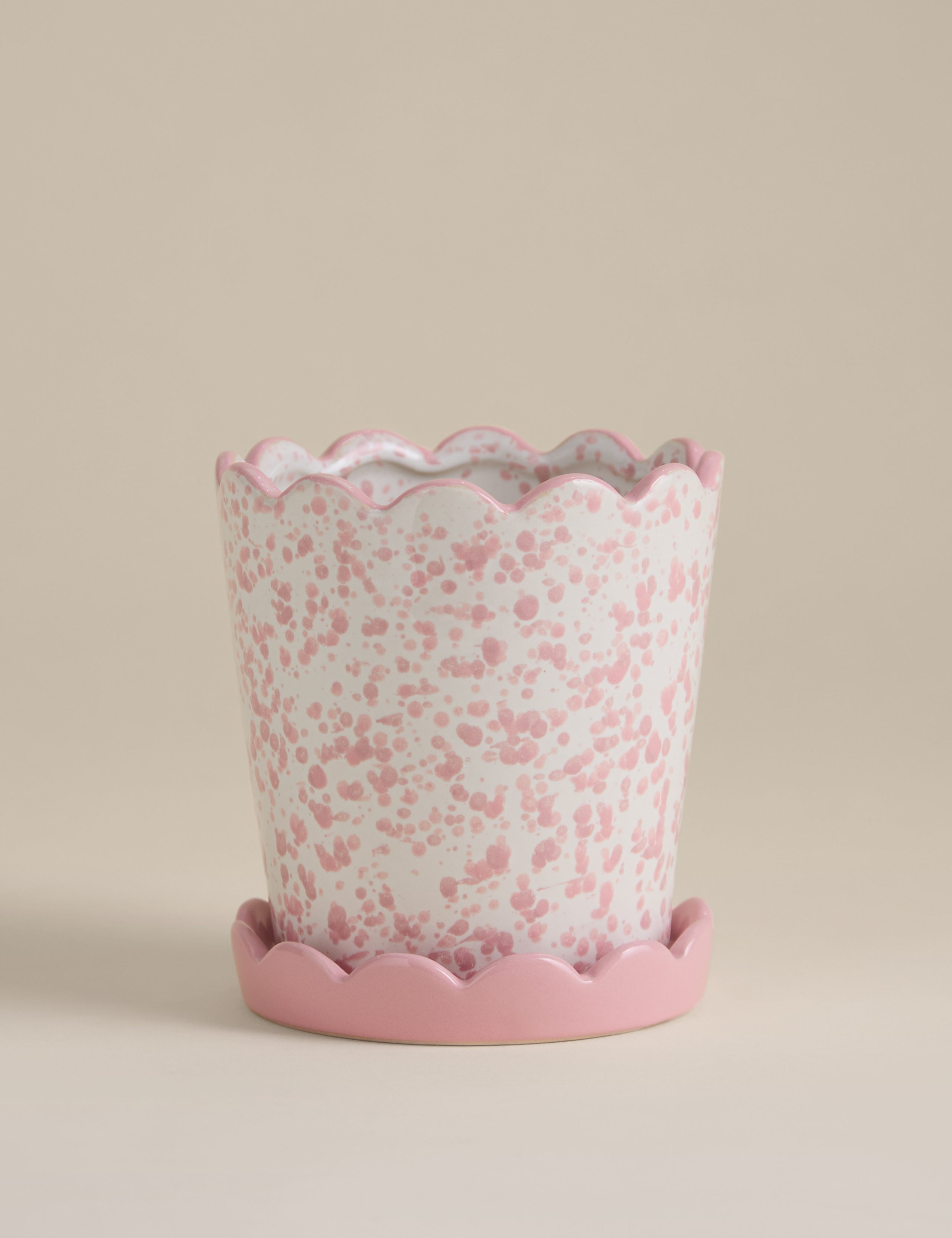 Splatter Ceramic Planter 1 of 3