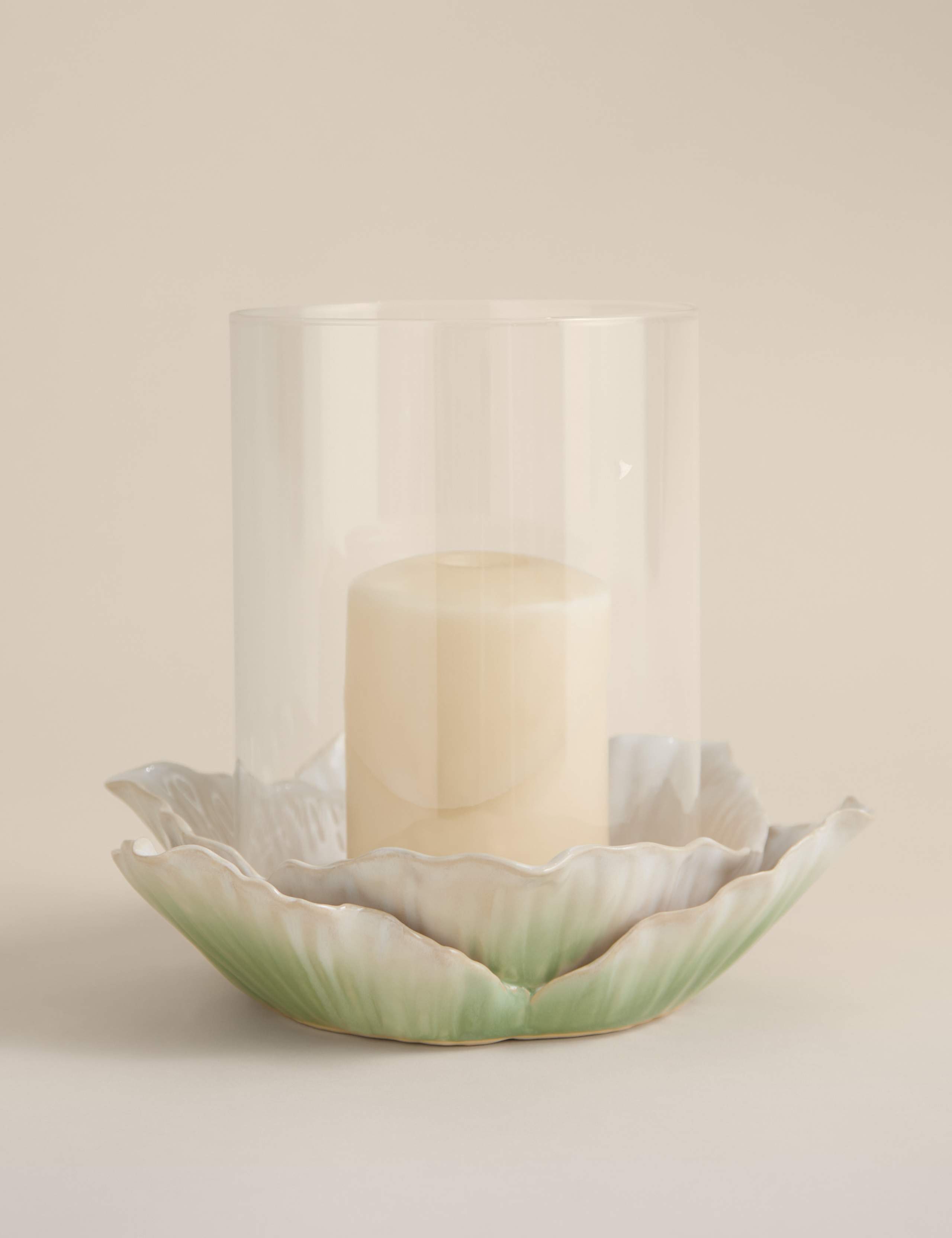 Handkerchief Petal Hurricane Candle Holder 1 of 4