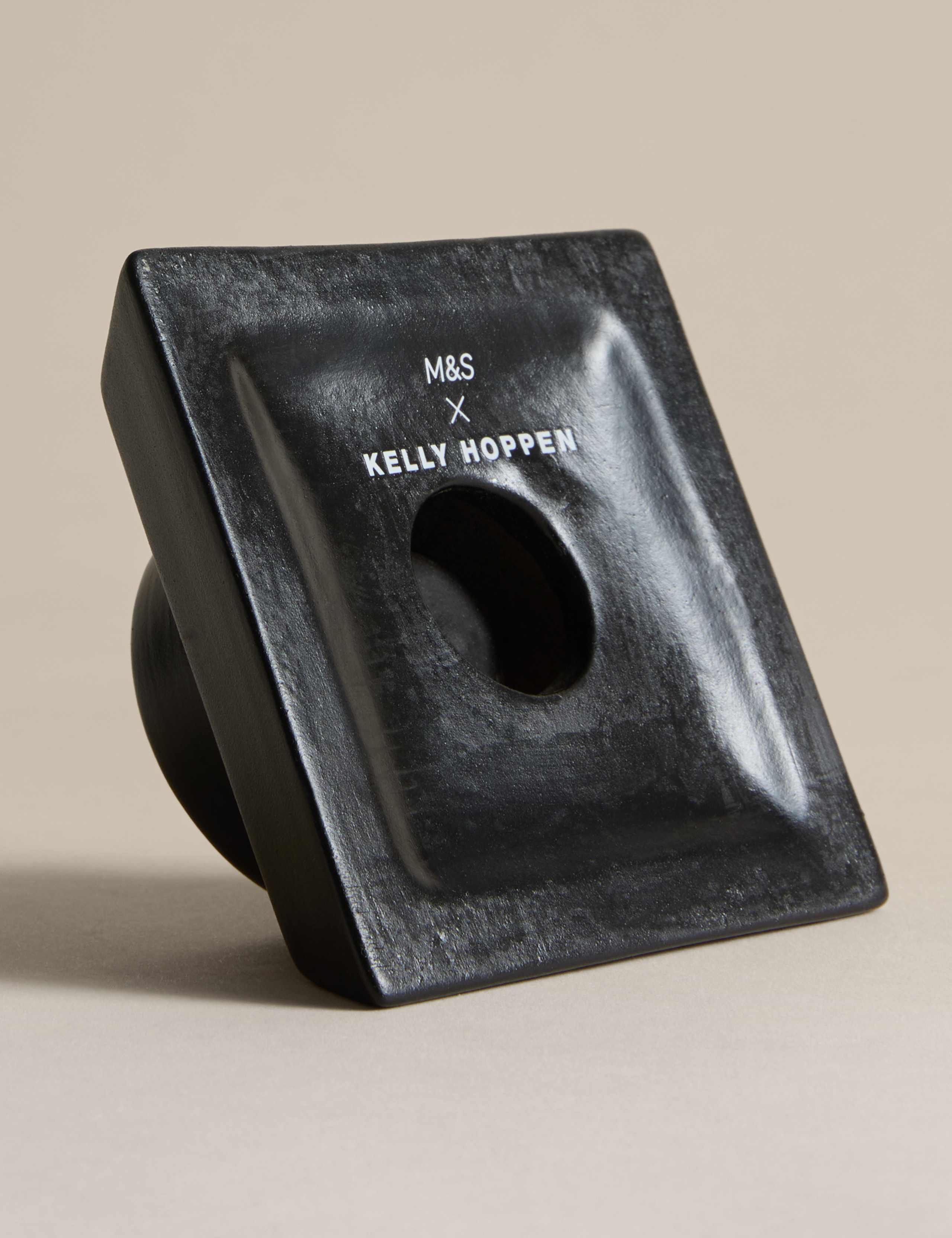 Block Ceramic Dinner Candle Holder 5 of 5