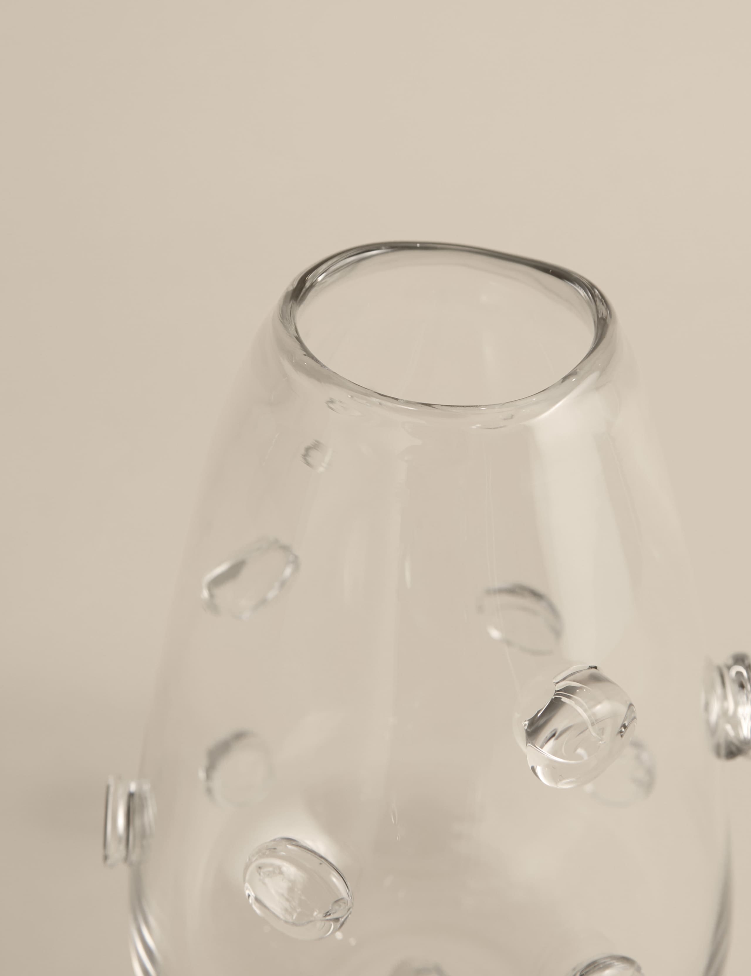 3D Raised Bobble Glass Vase 2 of 3