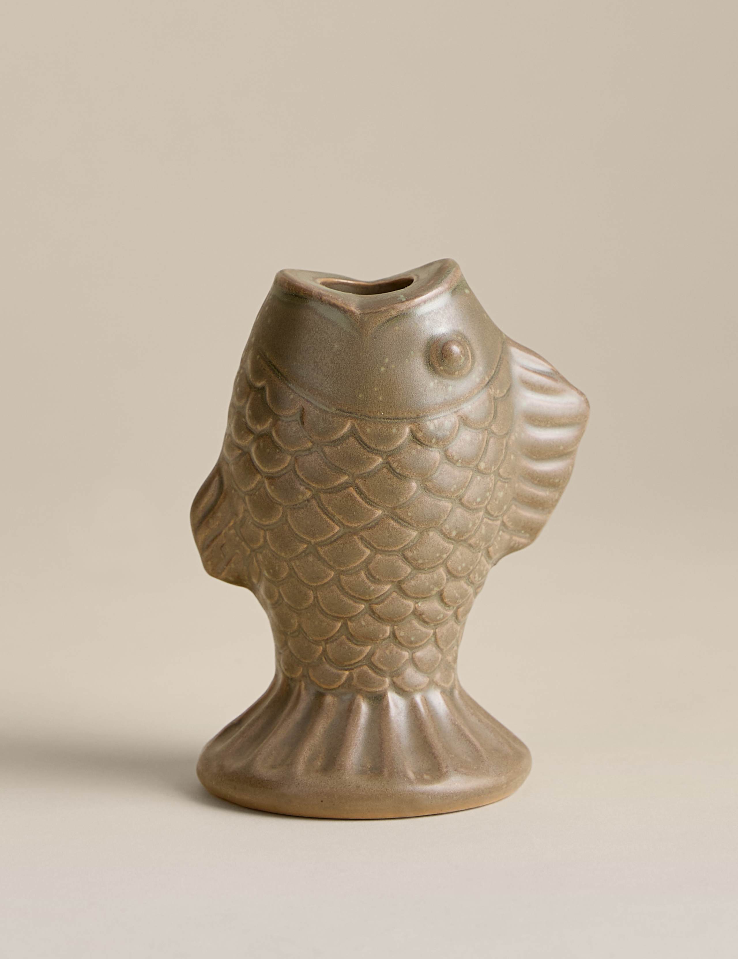 Fish Ceramic Dinner Candle Holder 2 of 4