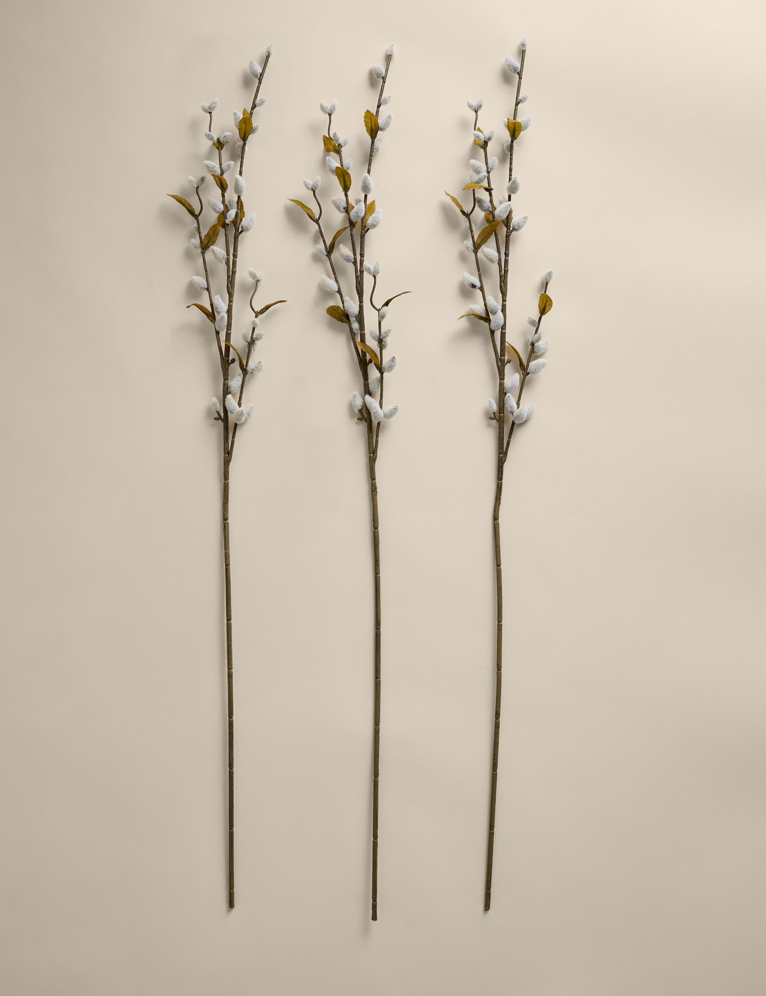 Set of 3 Artificial Willow Single Stems 1 of 3