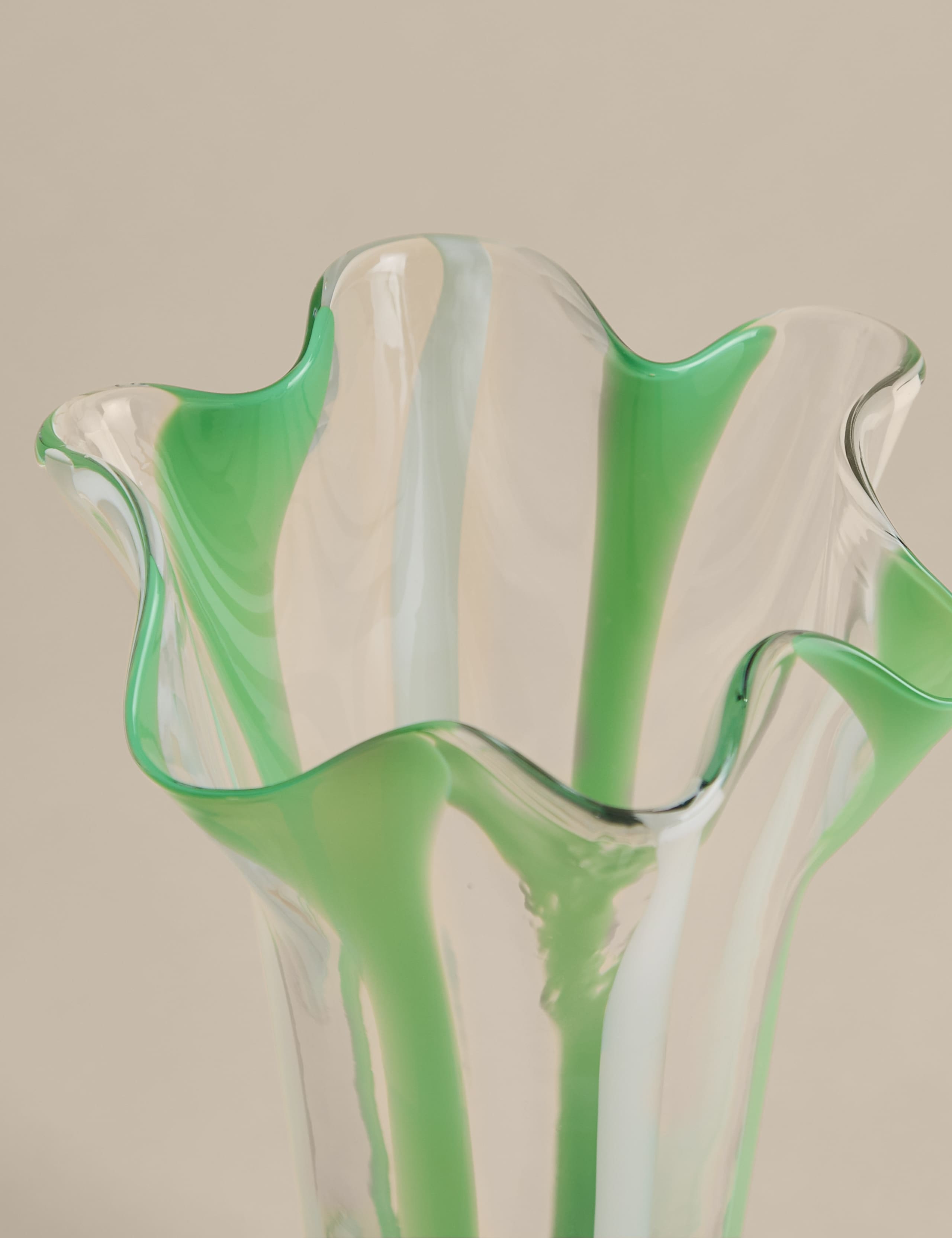 Striped Handkerchief Glass Vase 2 of 3