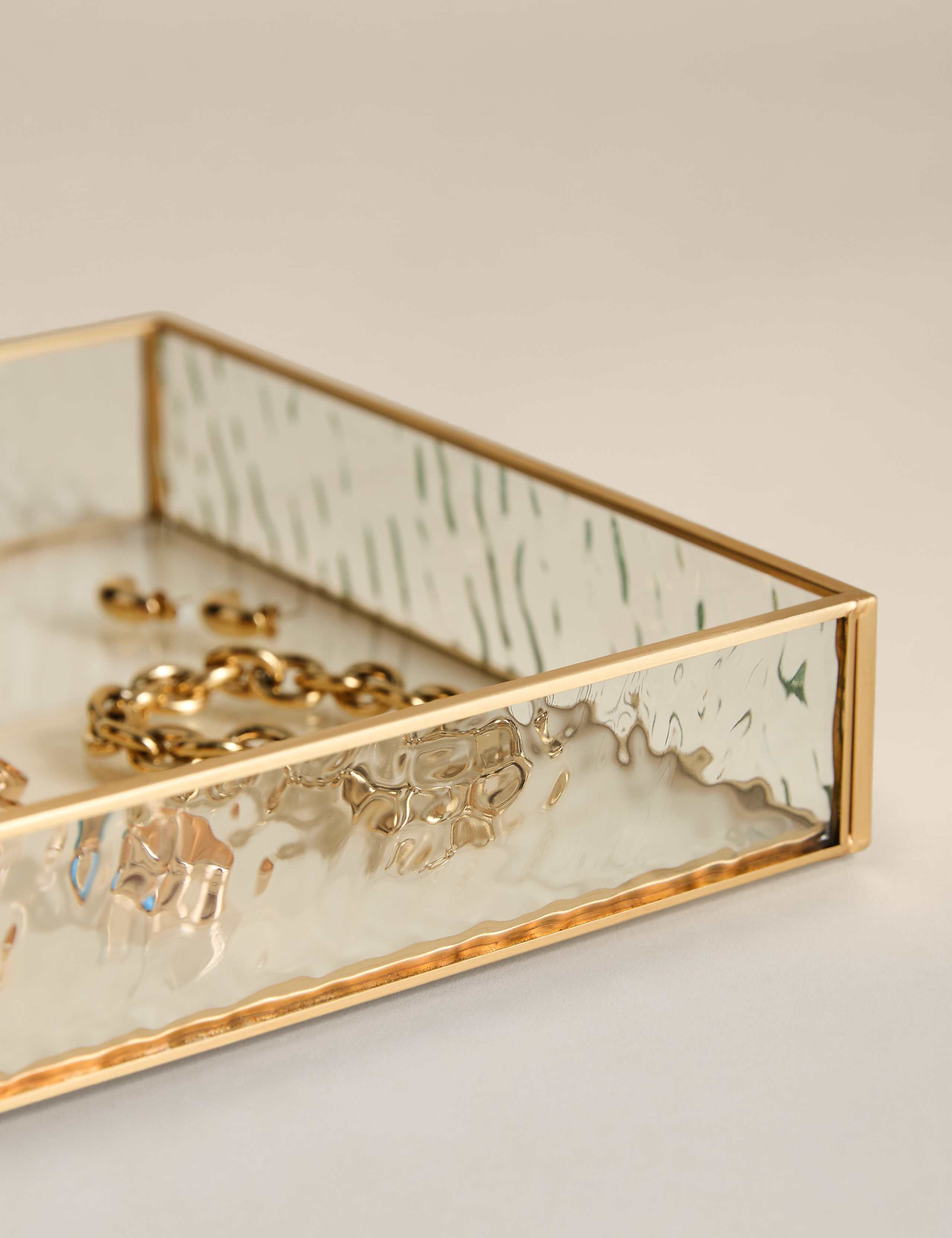 Small Mottled Glass Trinket Tray 4 of 5
