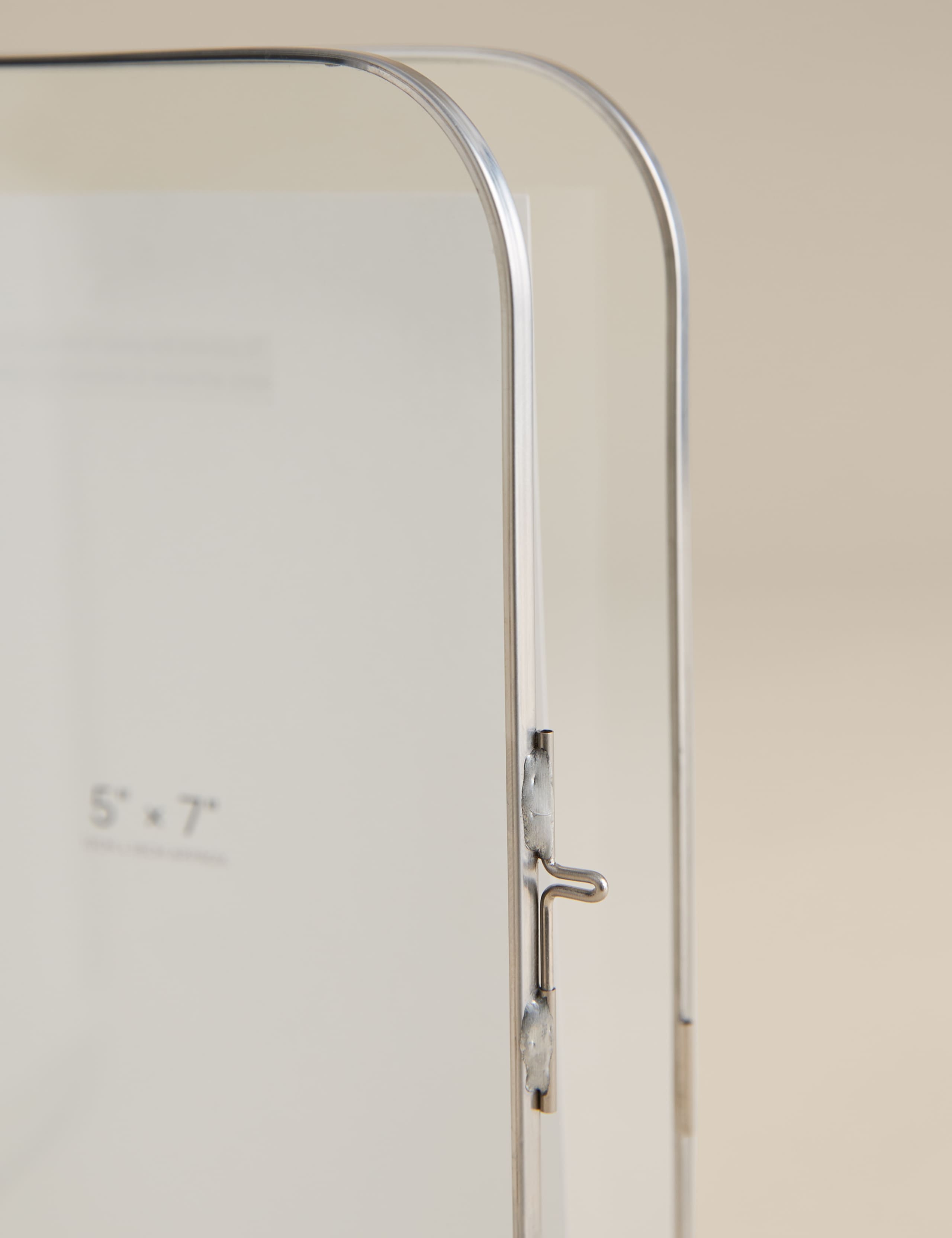 Metal Rounded Double Photo Frame 5x7 inch 2 of 3