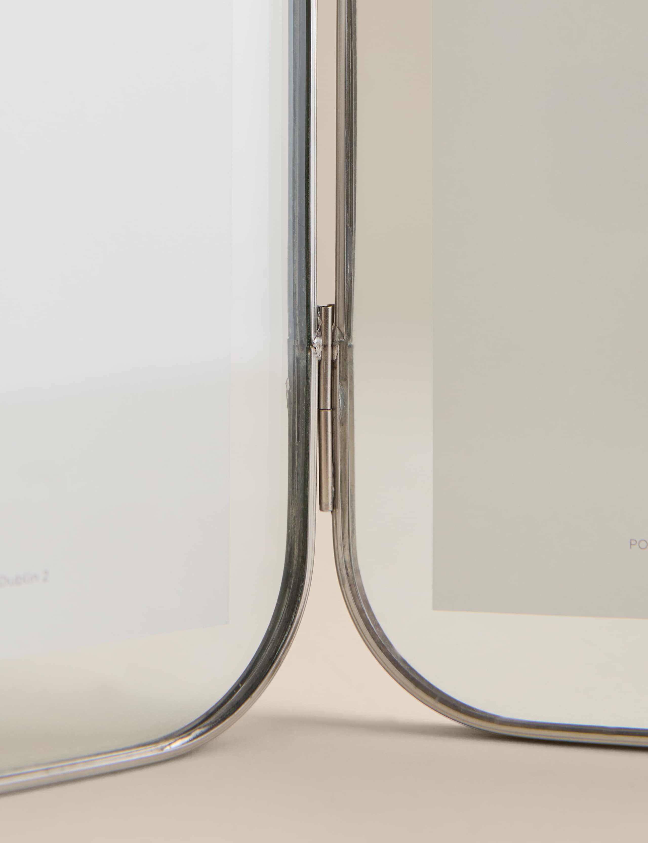 Metal Rounded Double Photo Frame 5x7 inch 3 of 3