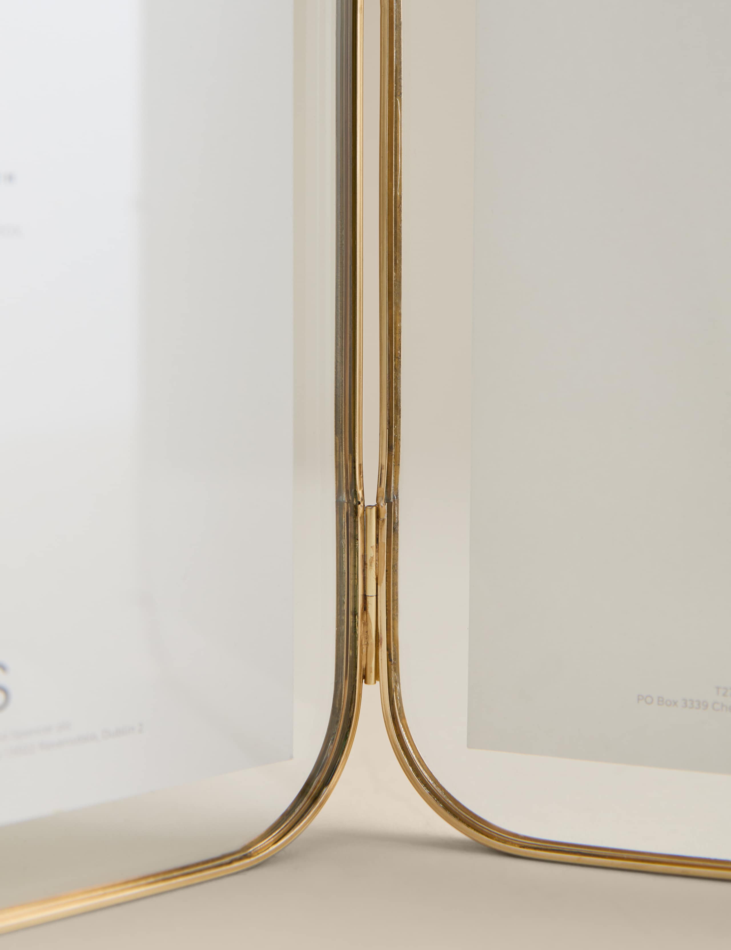 Metal Rounded Double Photo Frame 5x7 inch 3 of 3