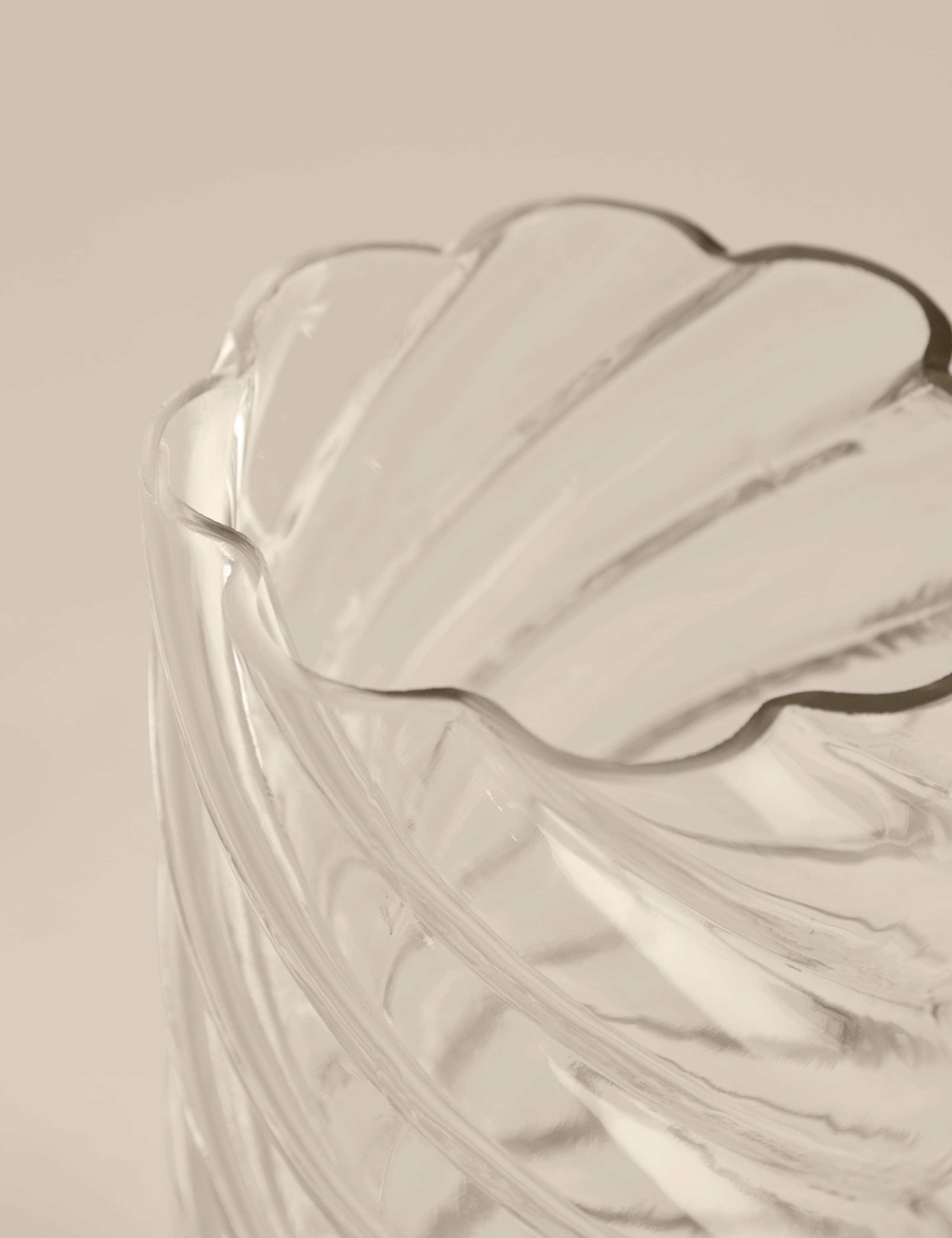 Small Twist Glass Vase 2 of 3