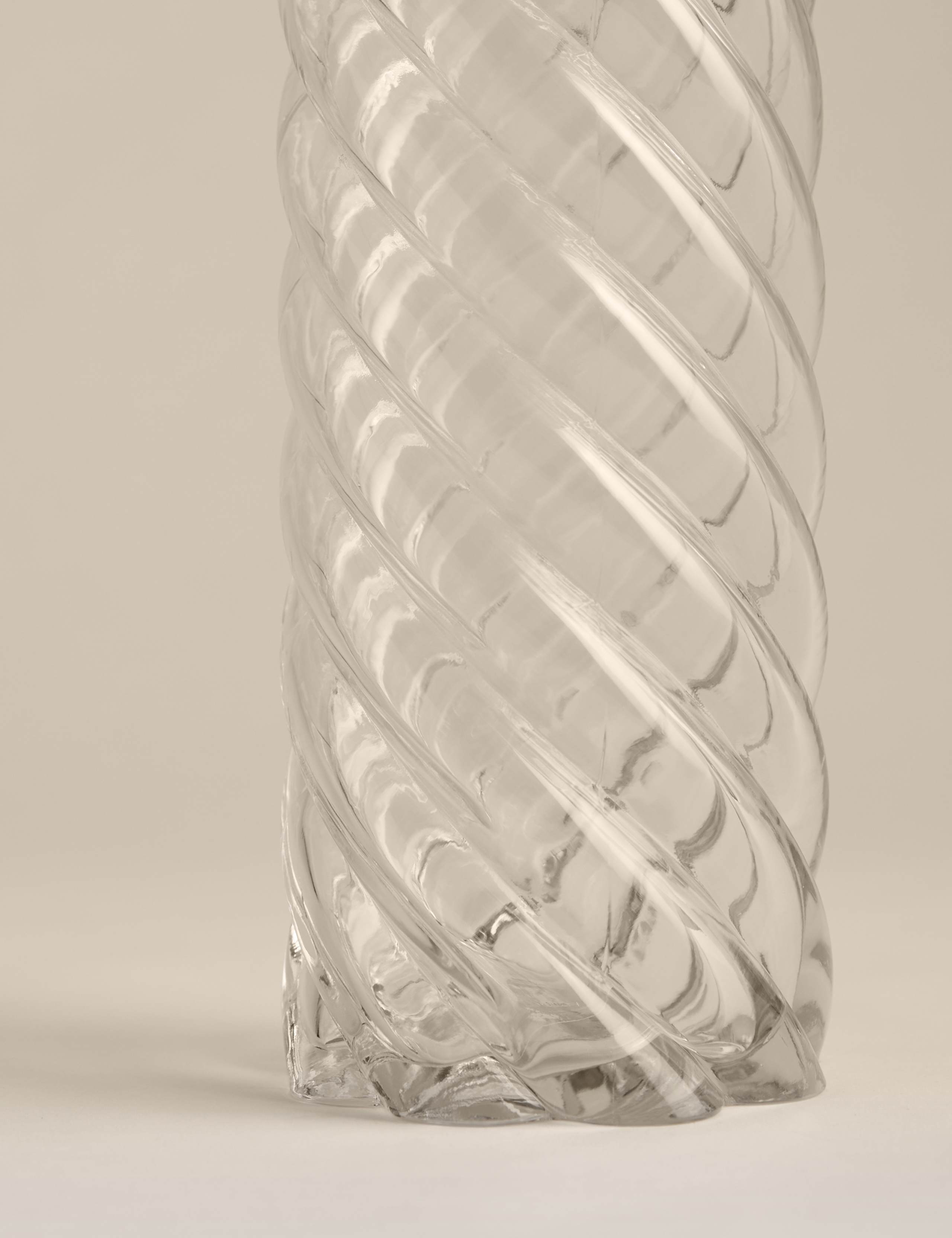 Medium Twist Glass Vase 3 of 3