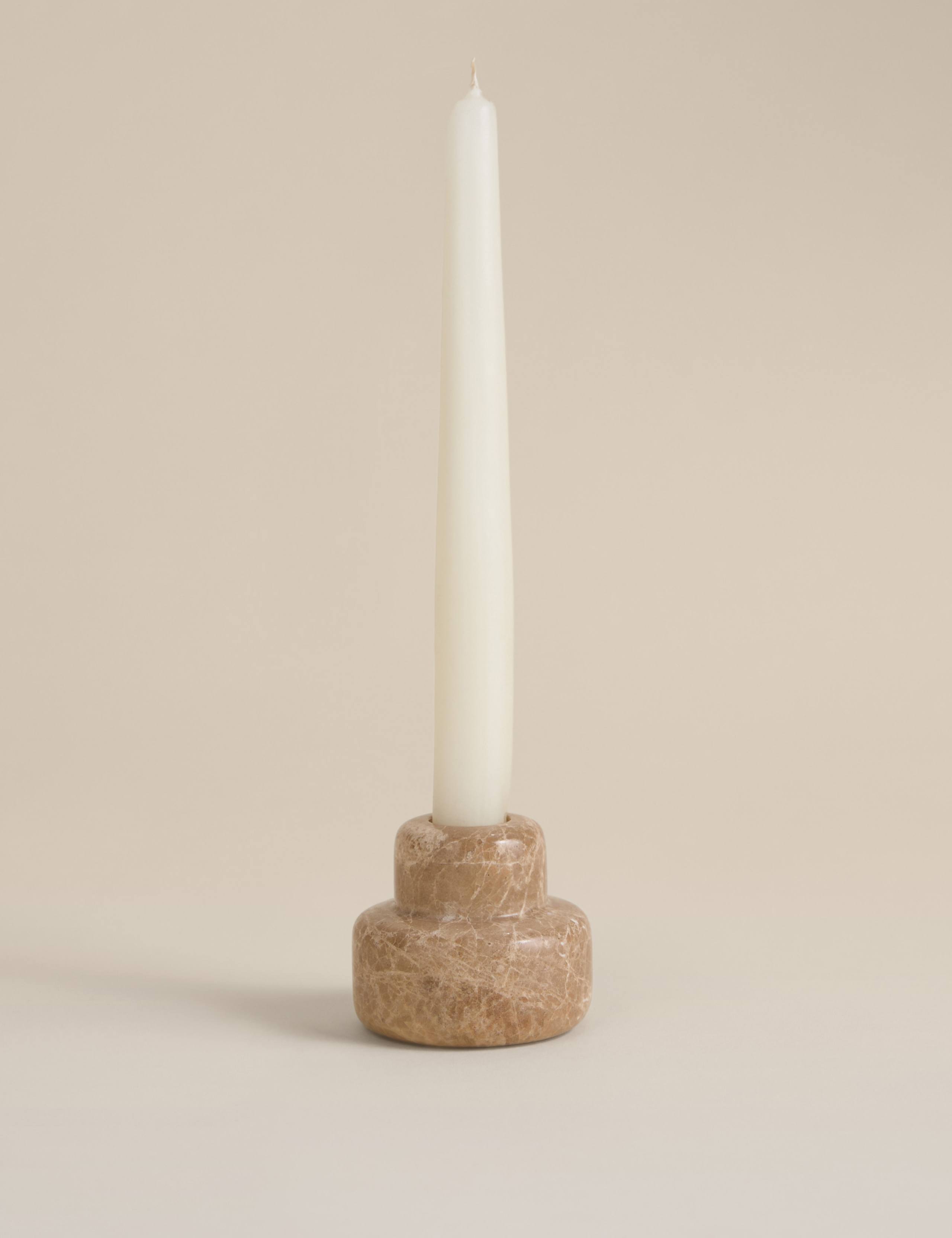 Marble Hybrid Candle Holder 1 of 4