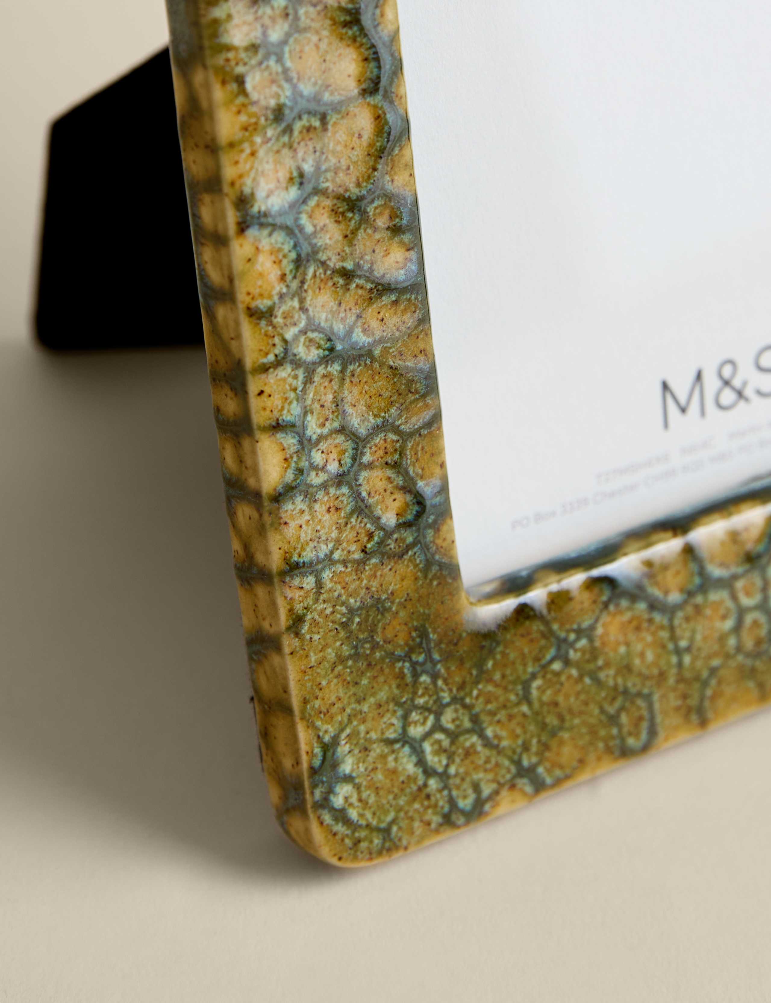 Reactive Glaze Ceramic Photo Frame 4x6 inch 2 of 4