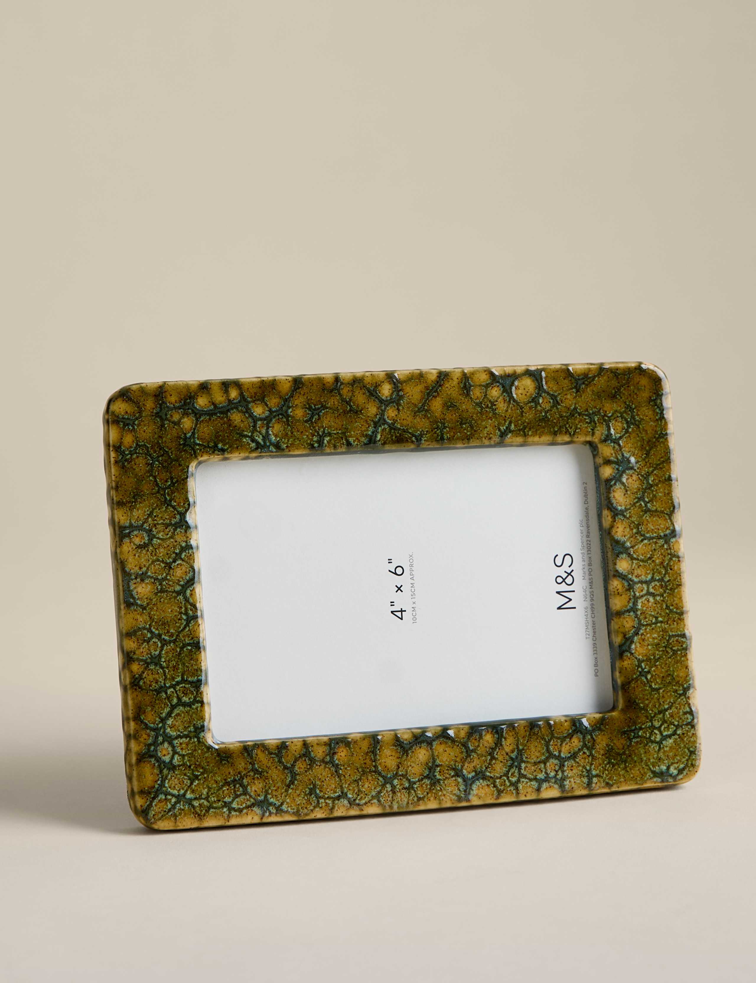 Reactive Glaze Ceramic Photo Frame 4x6 inch 4 of 4