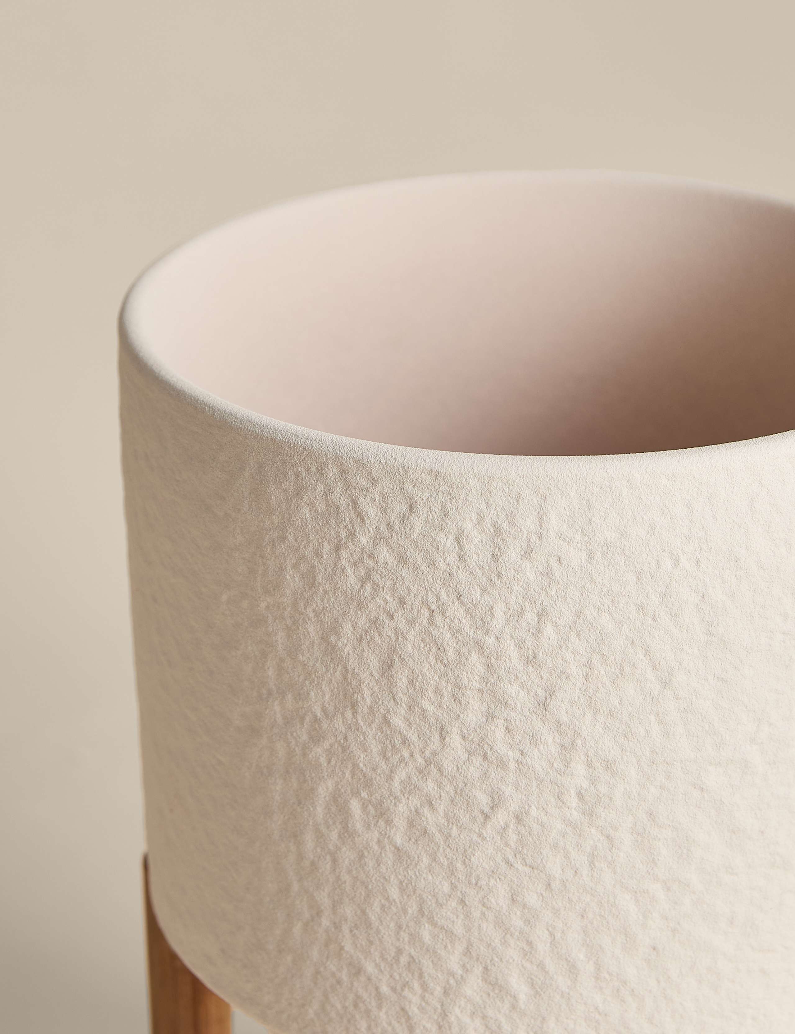Large Reactive Glaze Ceramic Planter 3 of 4