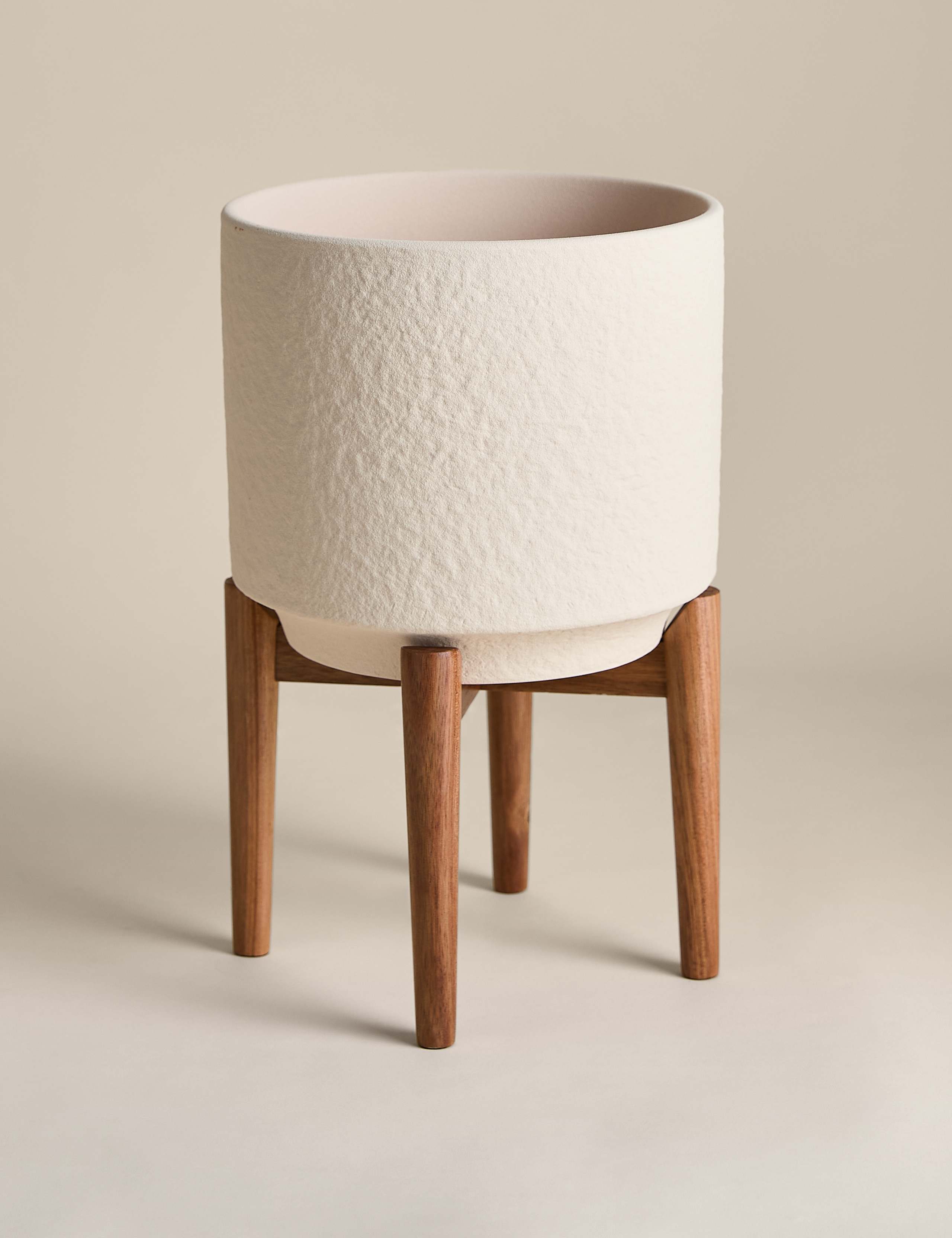 Large Reactive Glaze Ceramic Planter 1 of 4