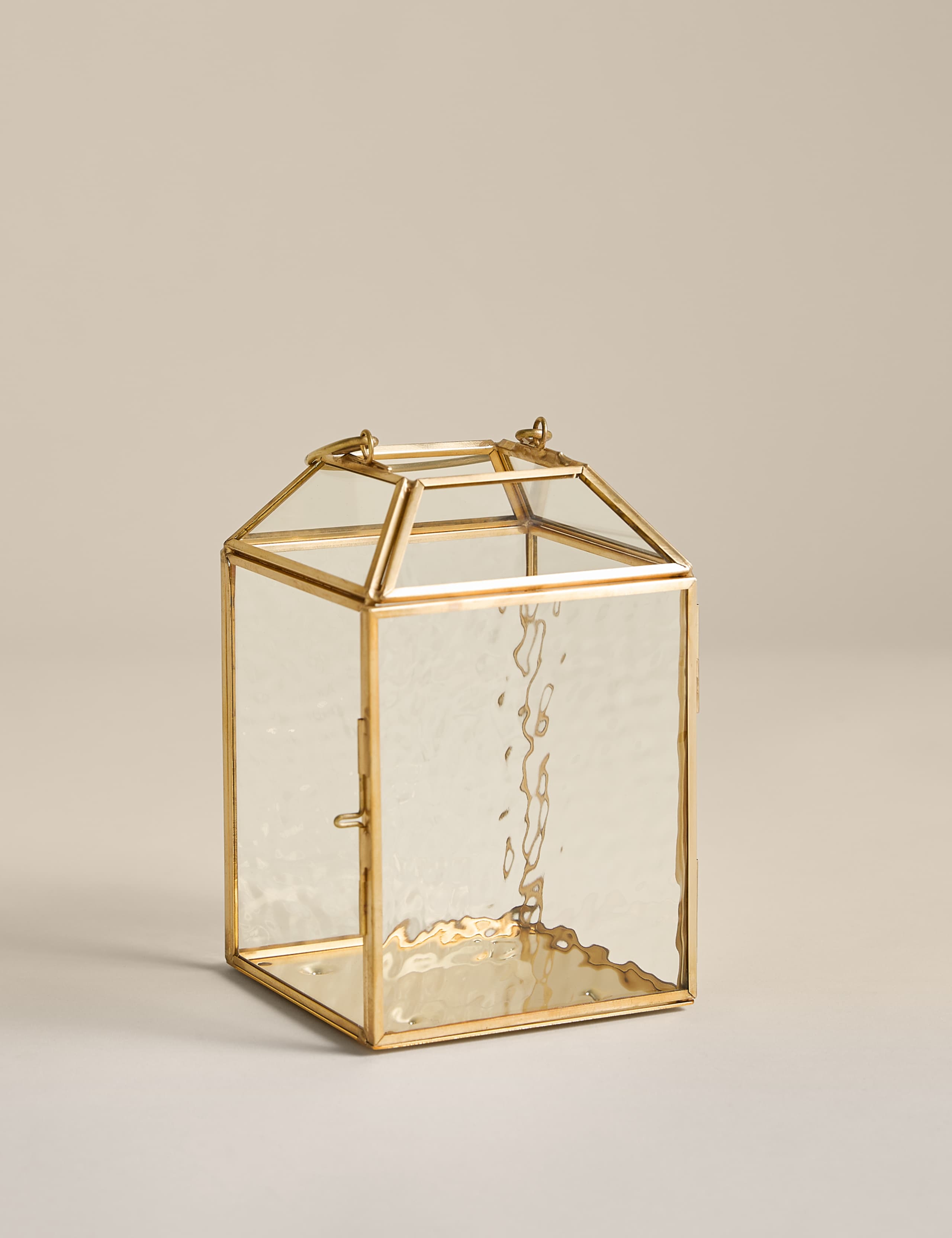 Small Mottled Glass Lantern 2 of 4