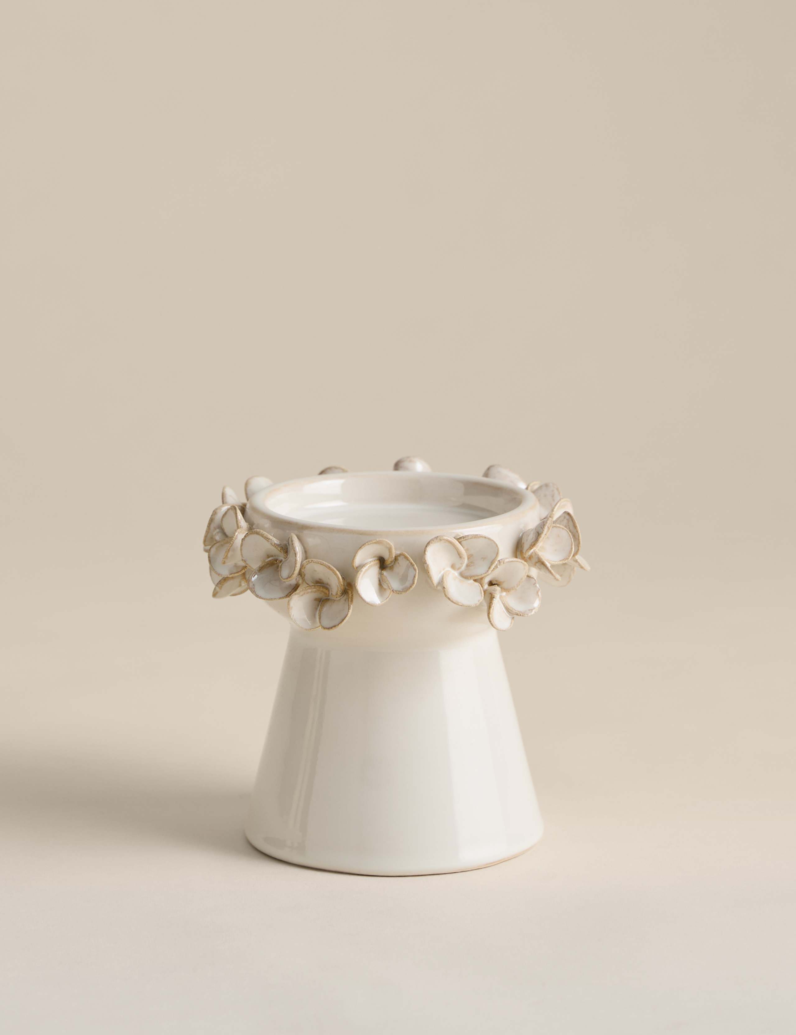 Petal Ceramic Pillar Candle Holder 4 of 4