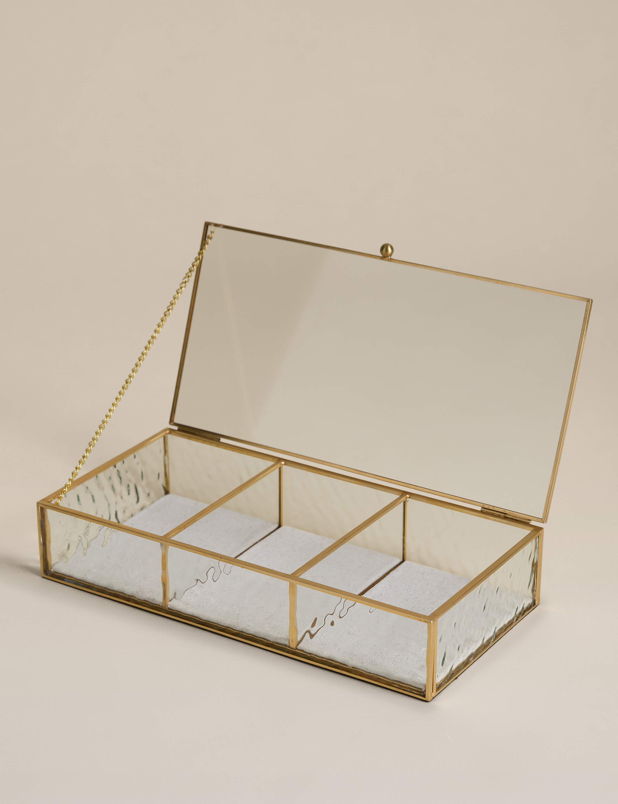 Mottled Glass Trinket Box 7 of 7