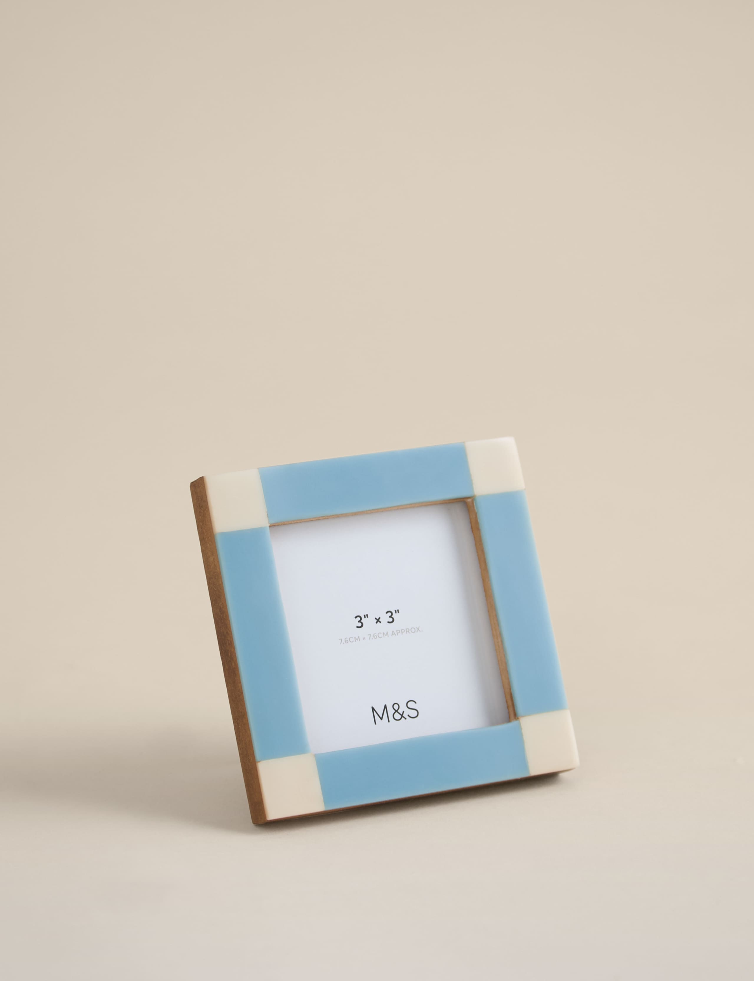 Set of 3 Check Photo Frames 3x3 inch 2 of 5