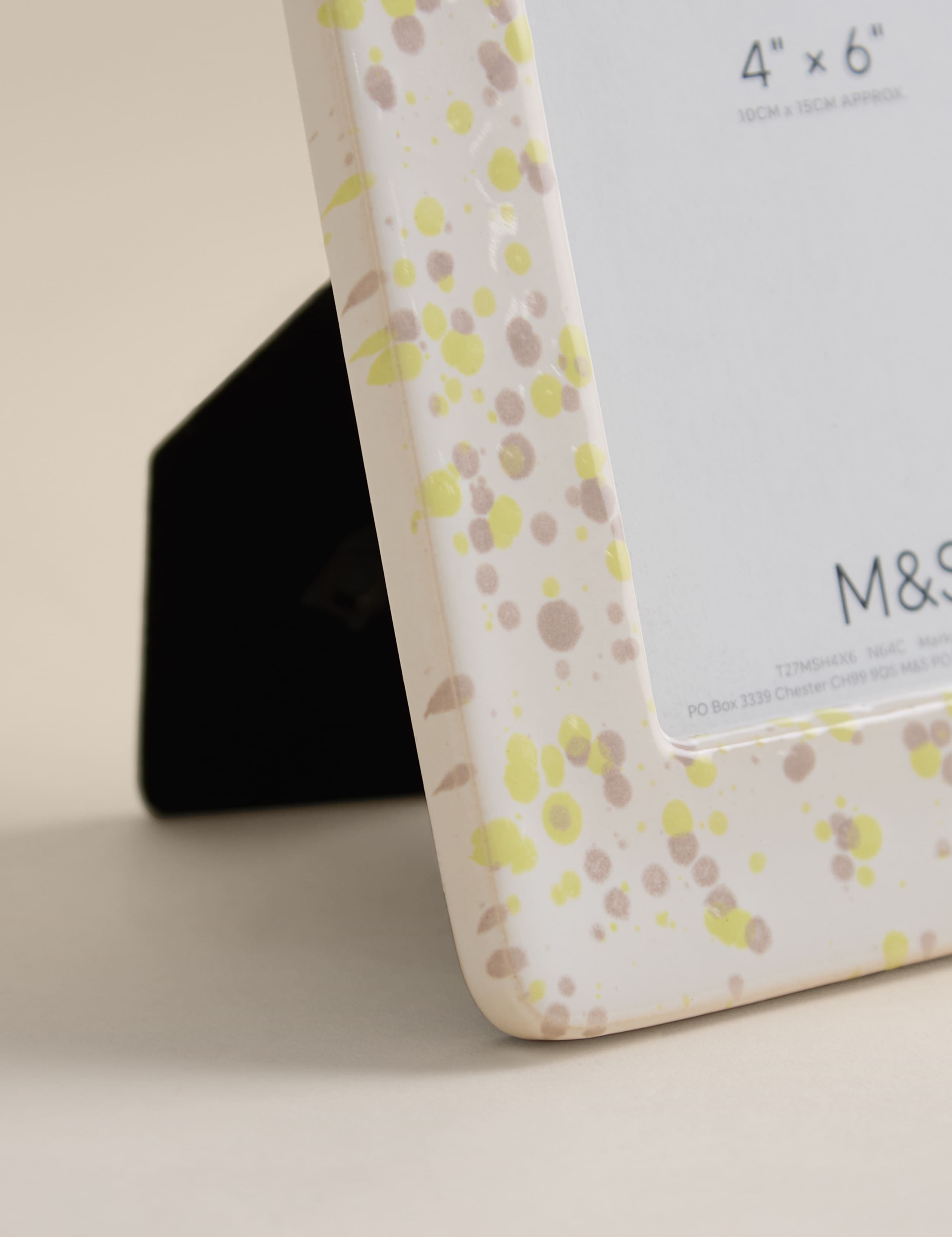 Splatter Ceramic Photo Frame 4x6 inch 2 of 4