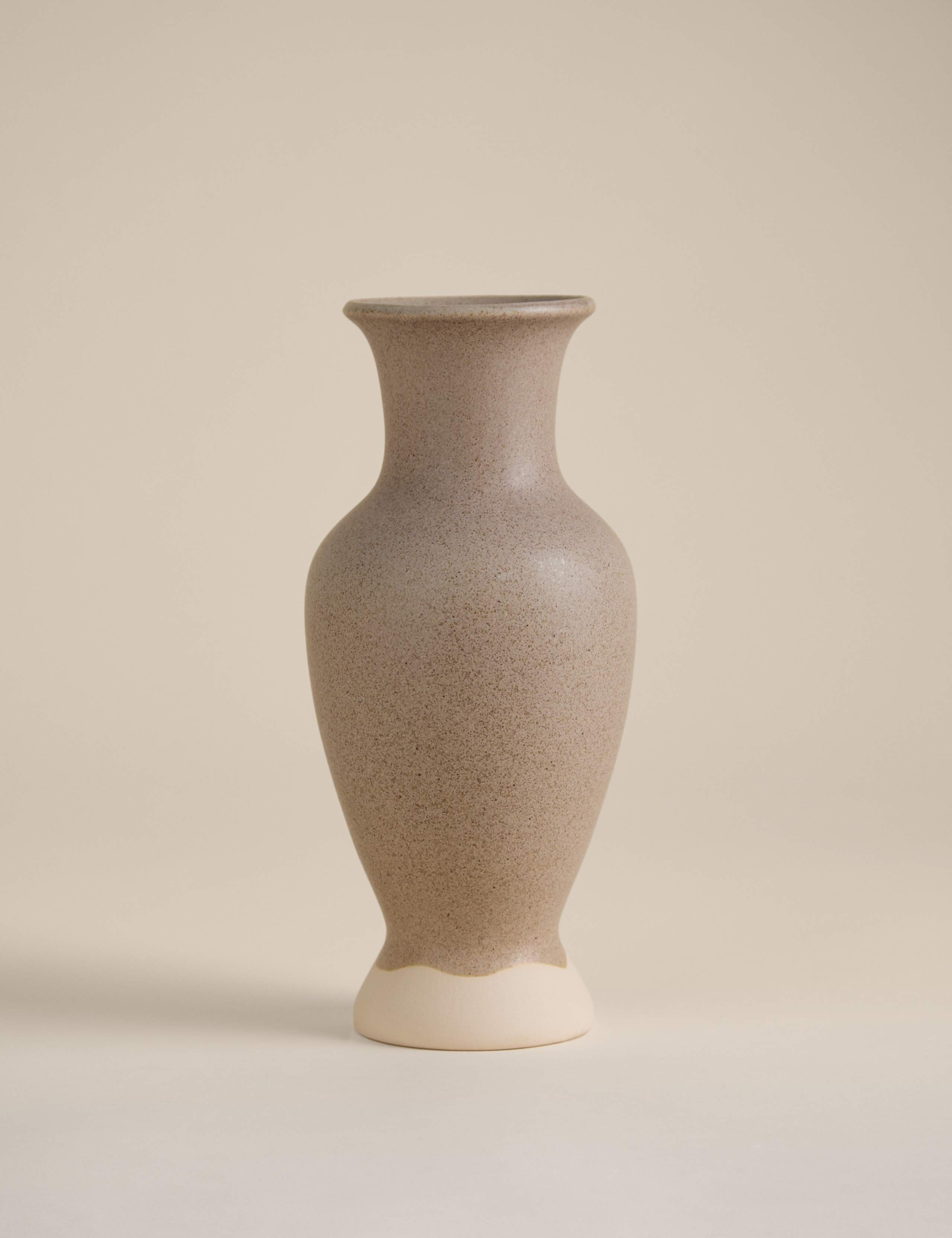 Shaped Dipped Ceramic Vase 1 of 3