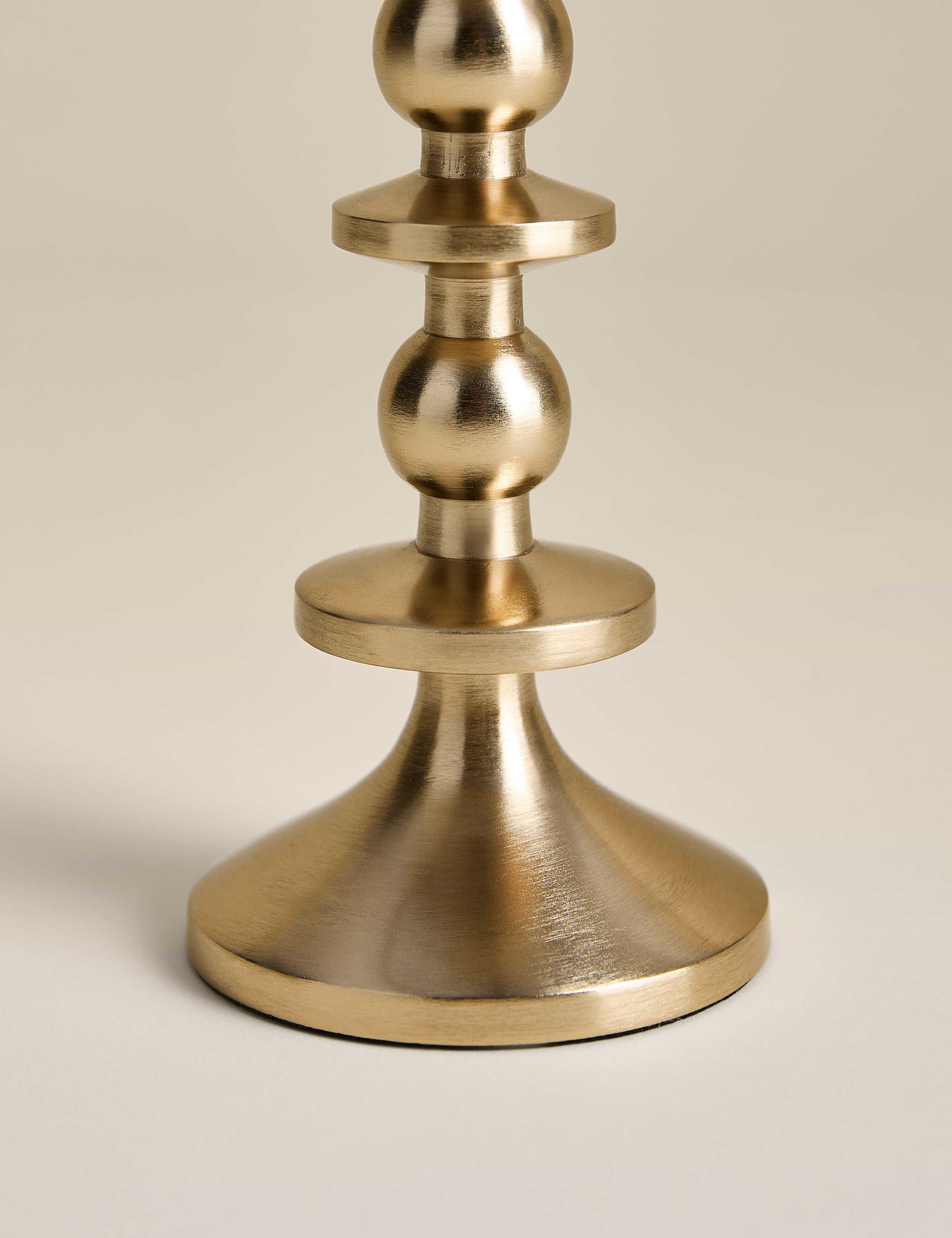 Bobble Metal Dinner Candle Holder 3 of 3