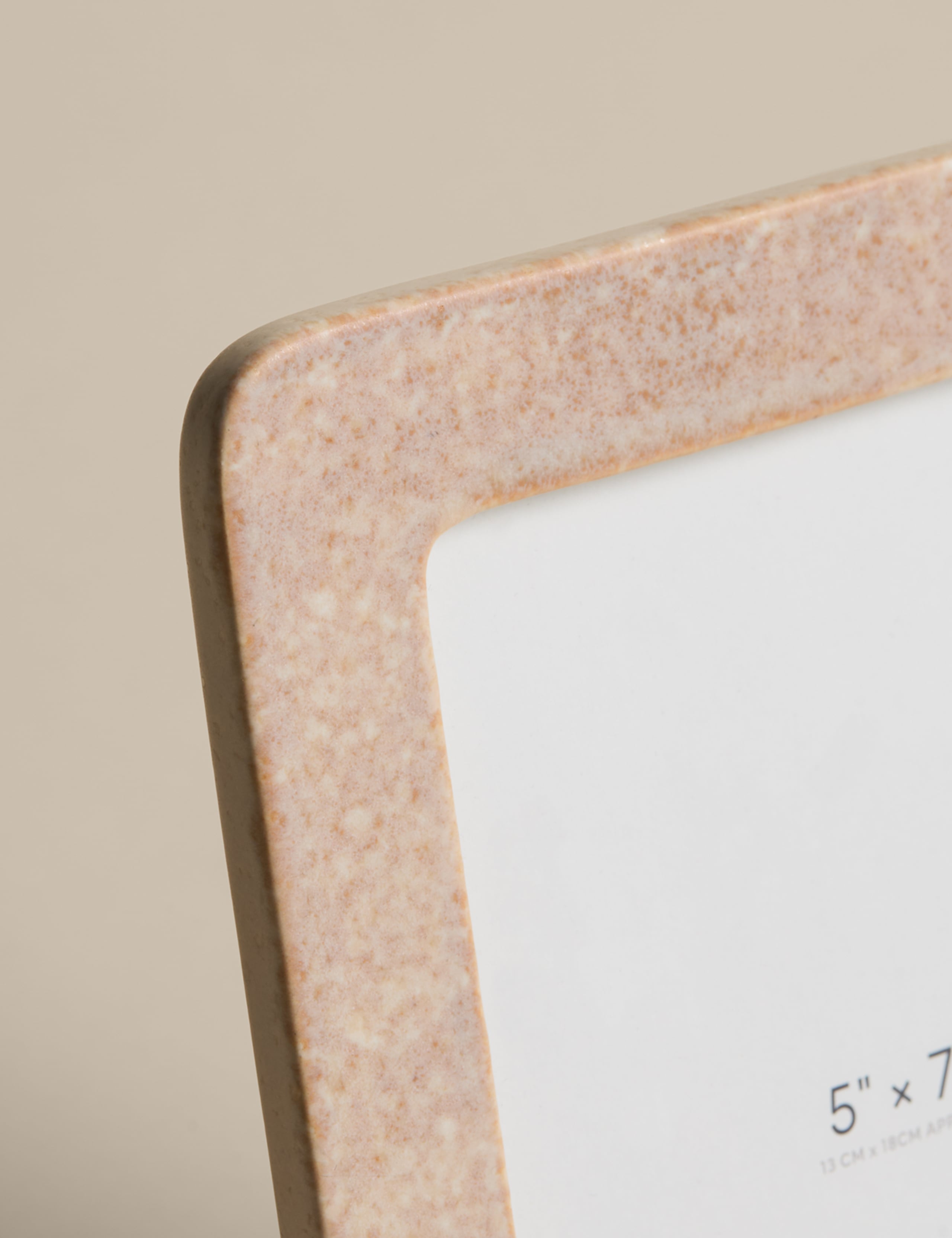 Ceramic Rounded Photo Frame 5x7 inch 2 of 4