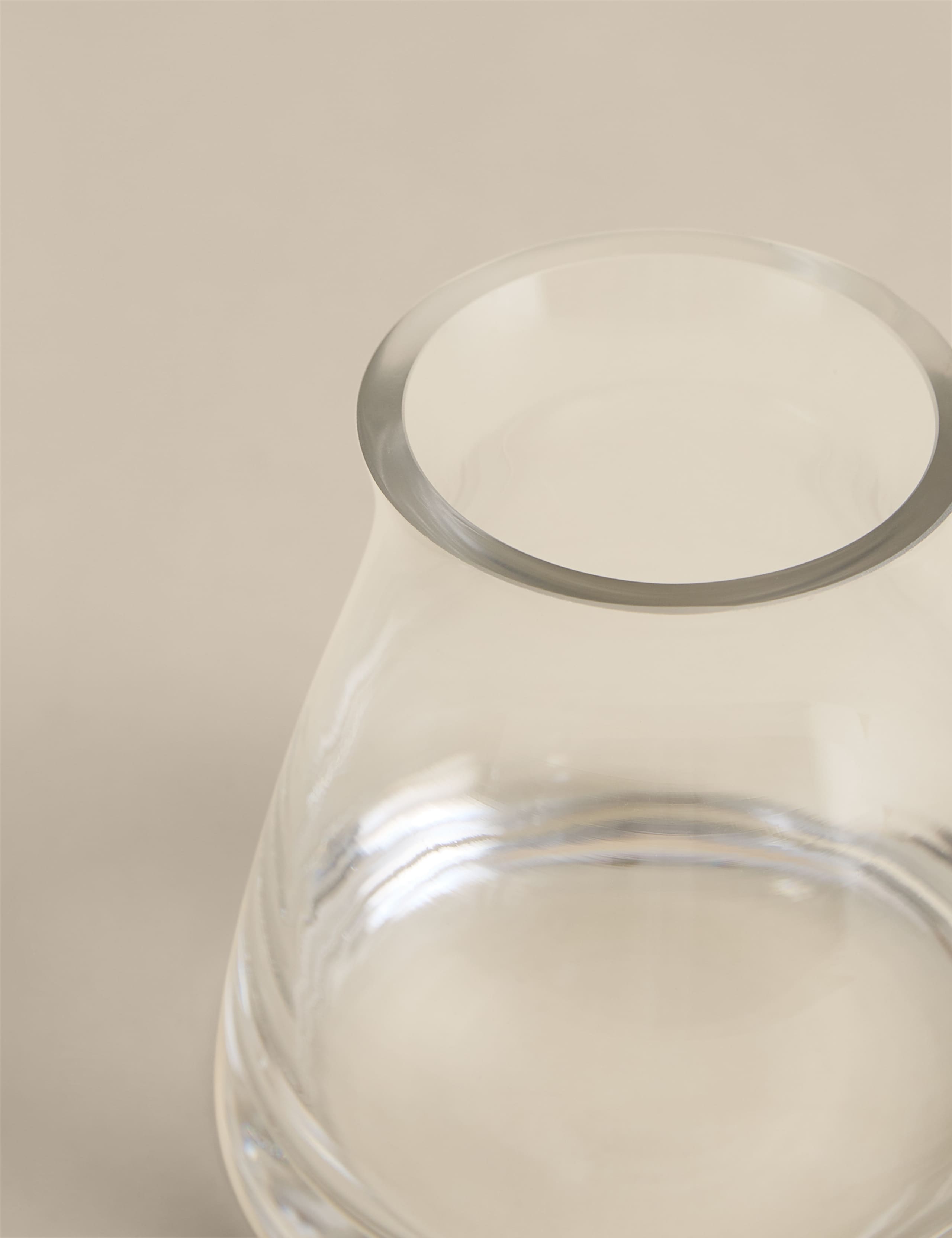 Small Glass Lantern Vase 2 of 3
