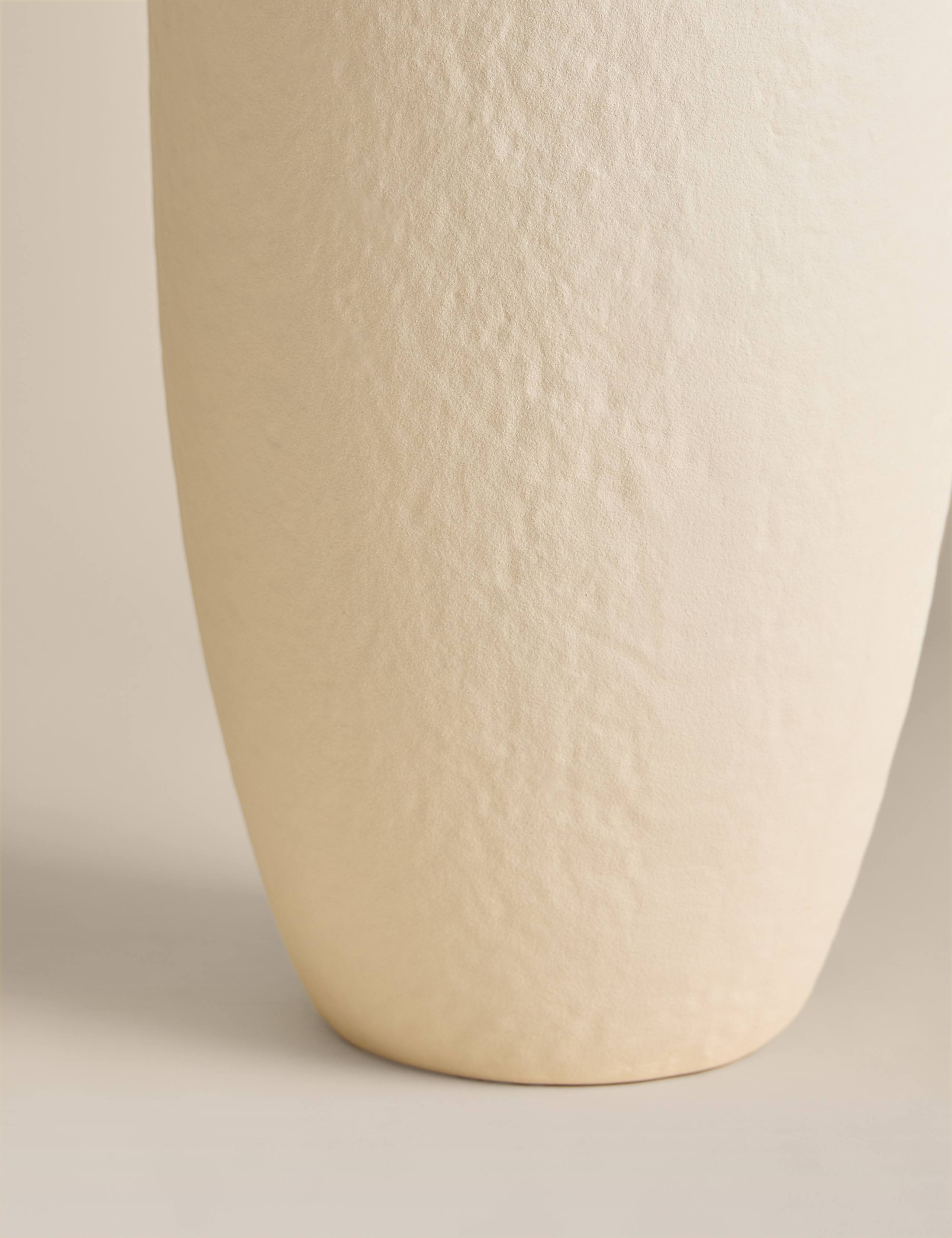 Extra Large Tapered Textured Ceramic Vase 3 of 3