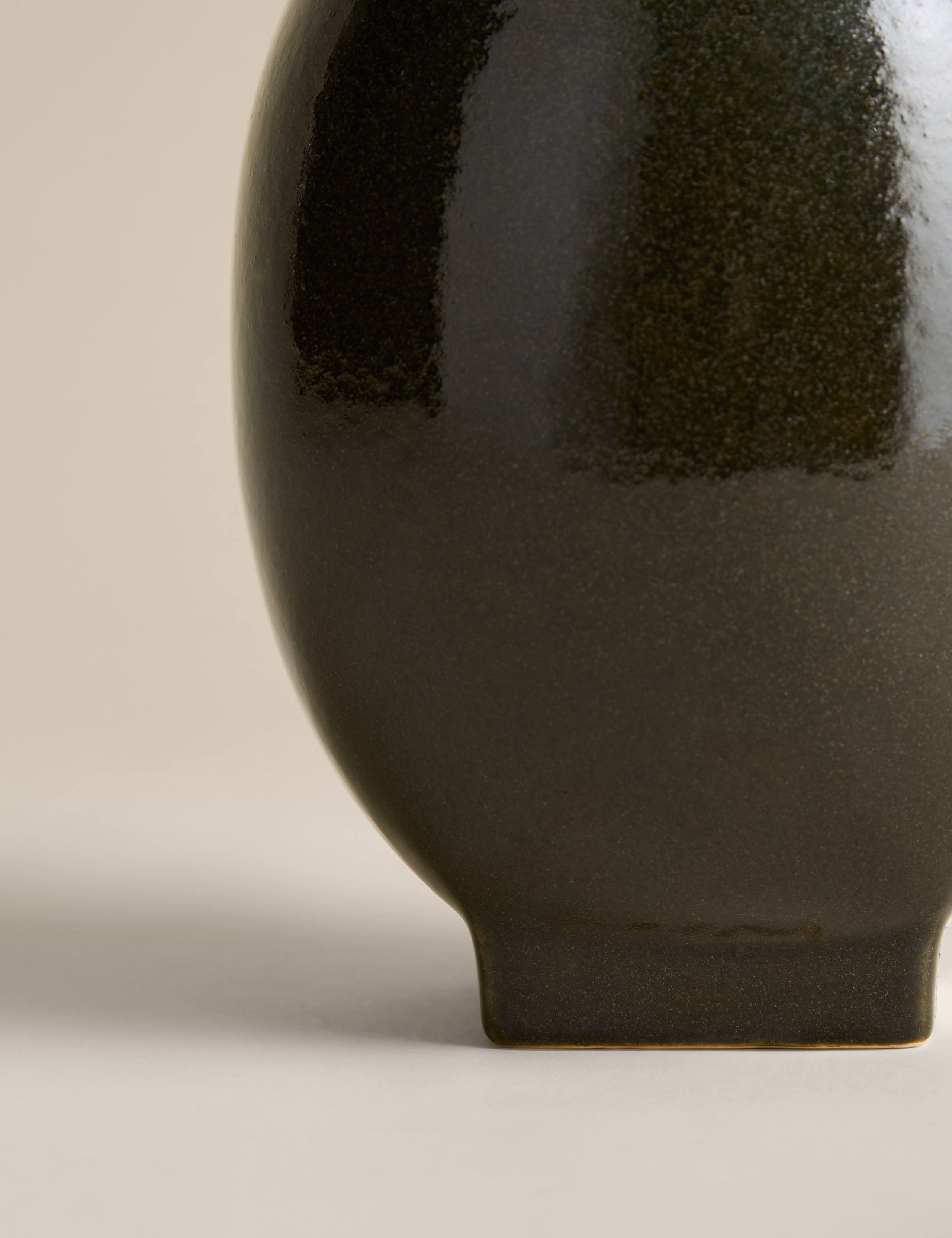 Tall Round Flare Ceramic Vase 3 of 3