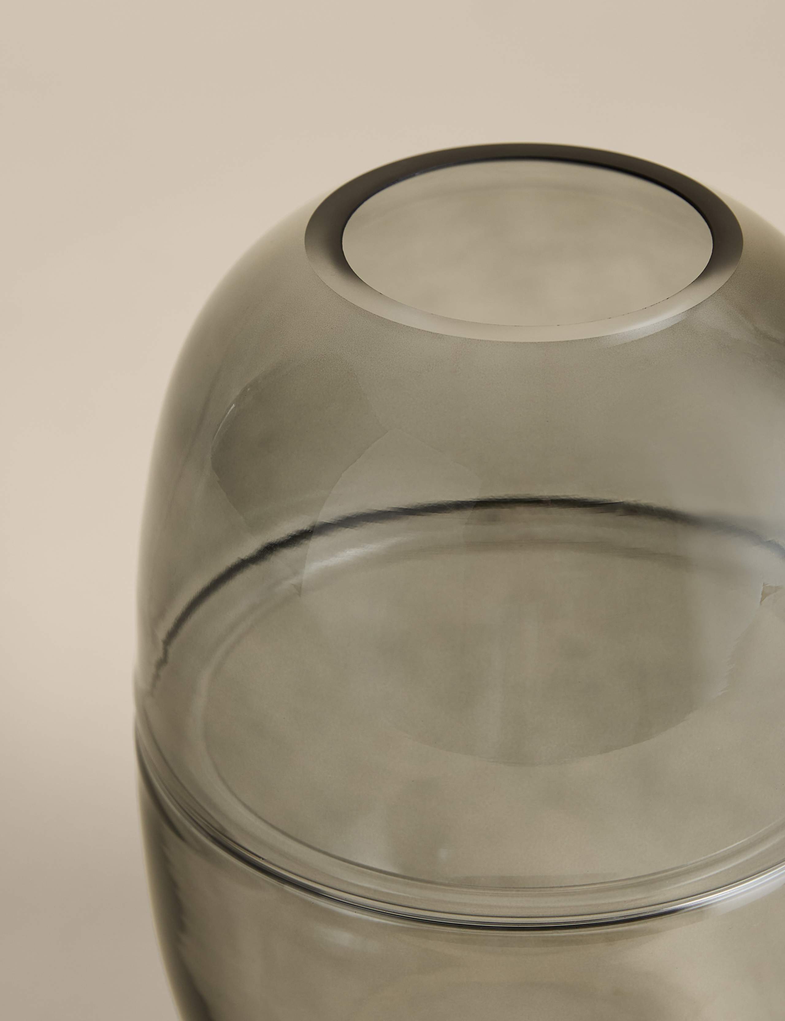 Medium Glass Oval Band Vase 2 of 3