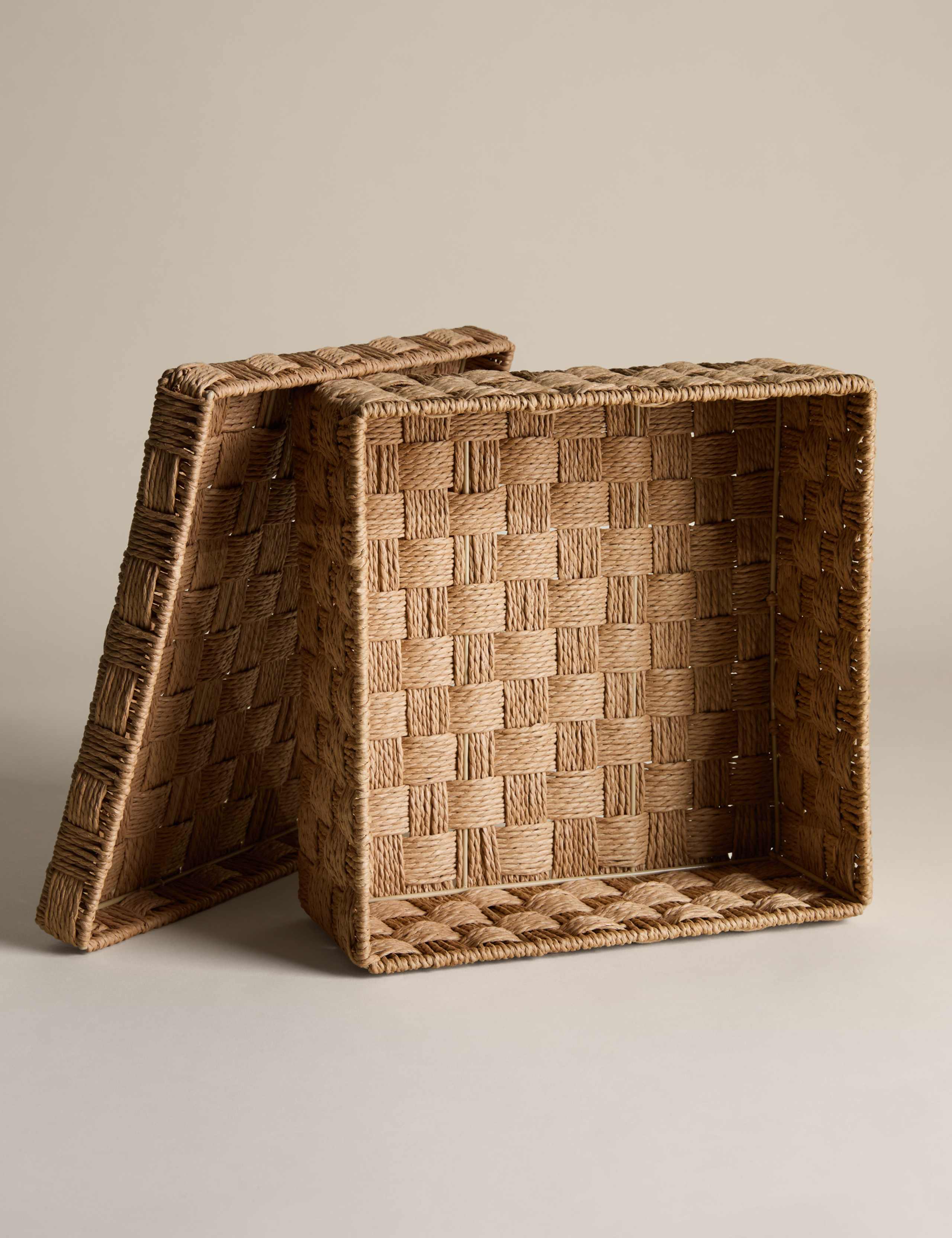 Woven String Medium Square Storage Box 5 of 7