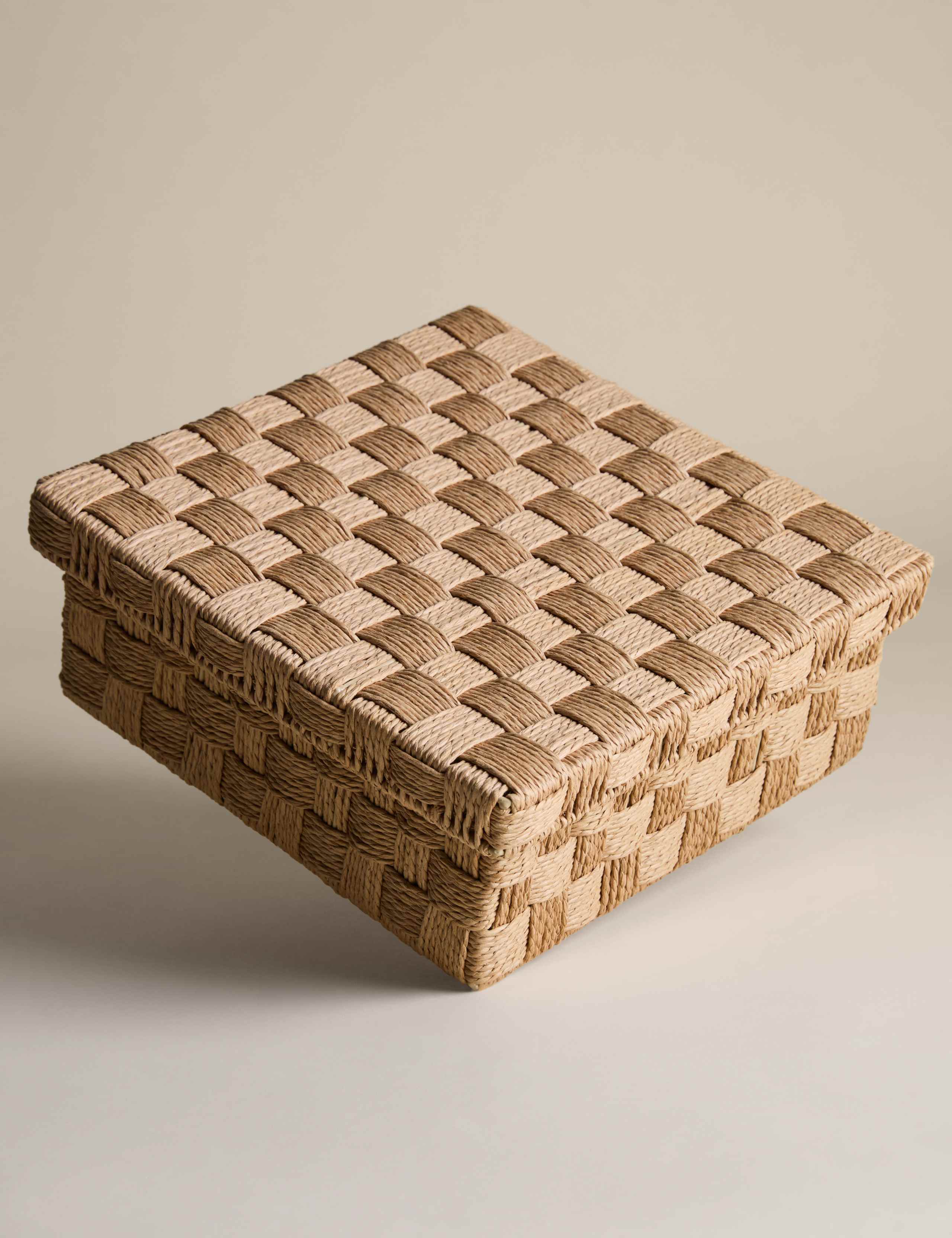 Woven String Medium Square Storage Box 2 of 7