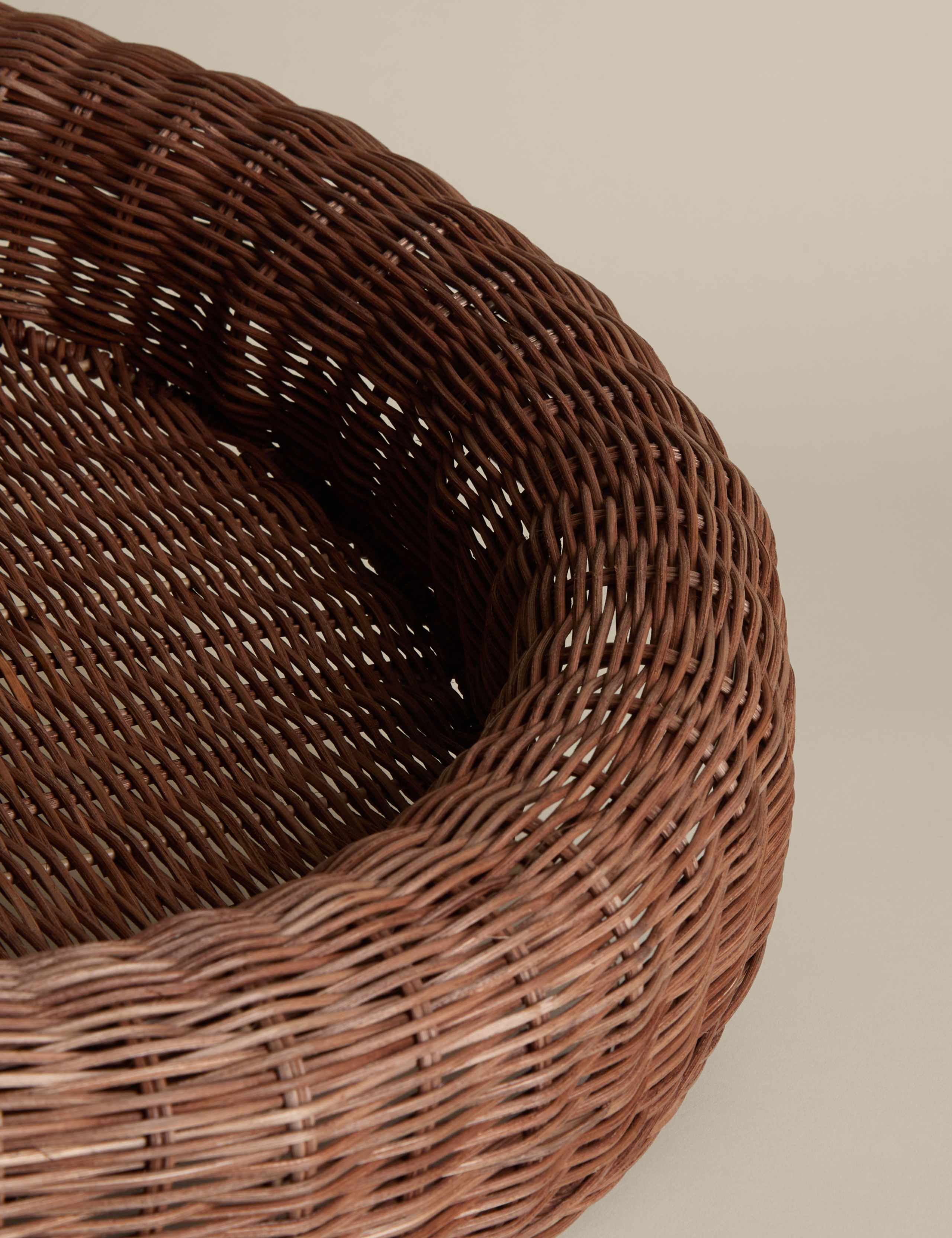 Rattan Large Round Coffee Table Tray 3 of 6