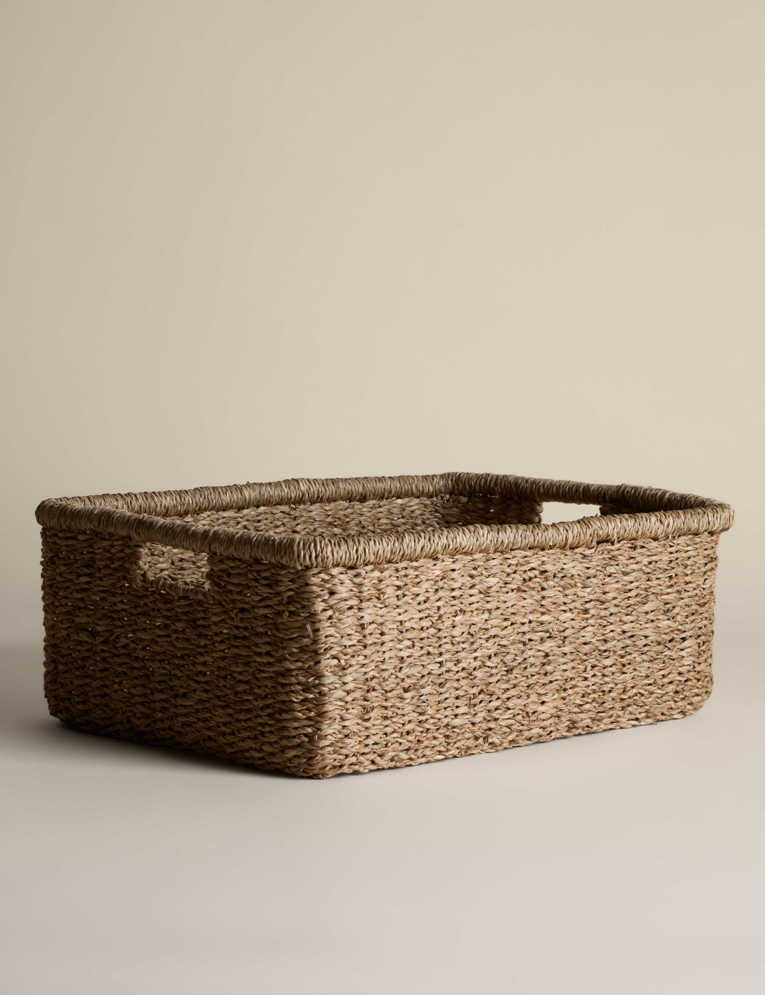 Seagrass Large Rectangular Basket 5 of 7