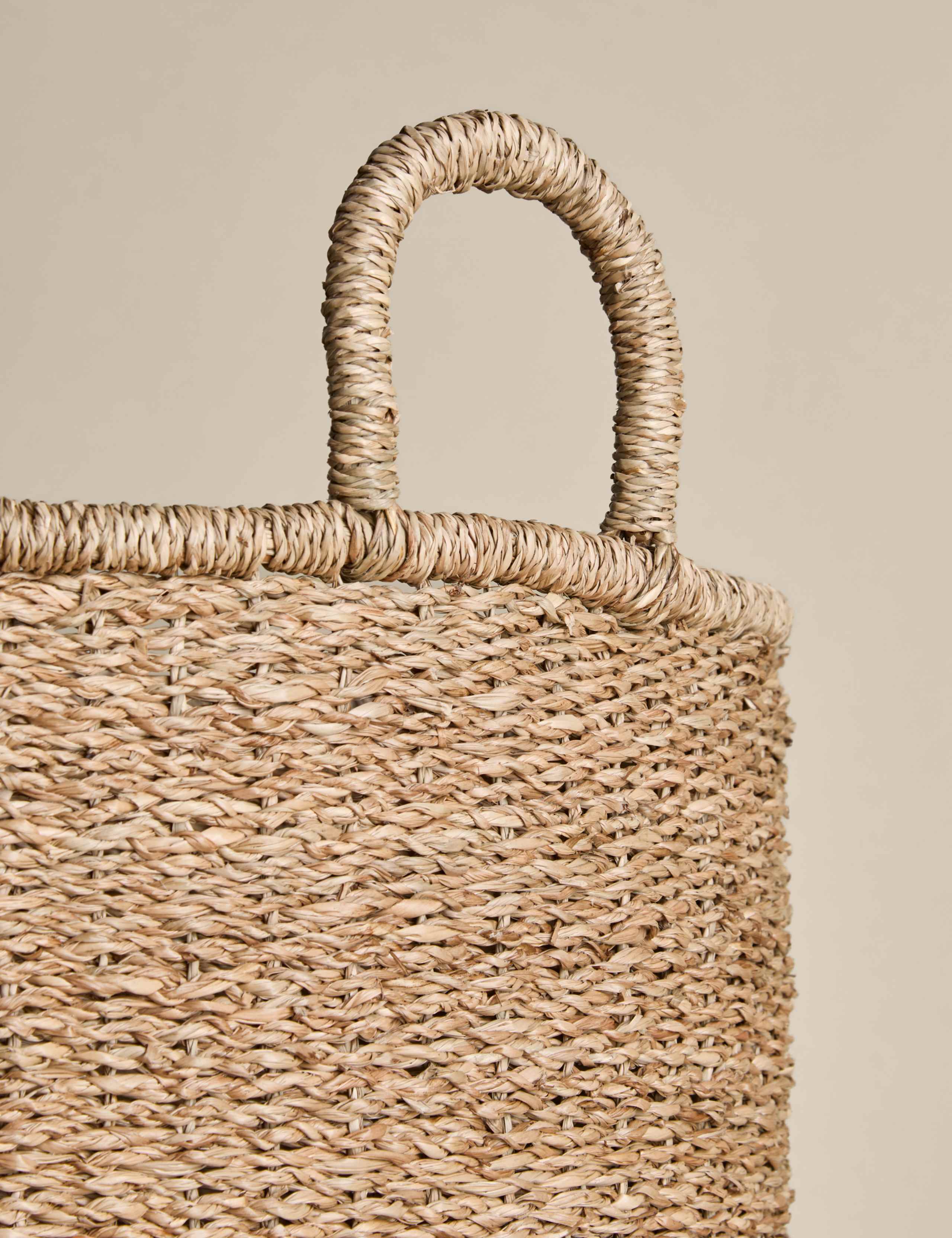 Seagrass Large Round Tall Storage Basket 3 of 7