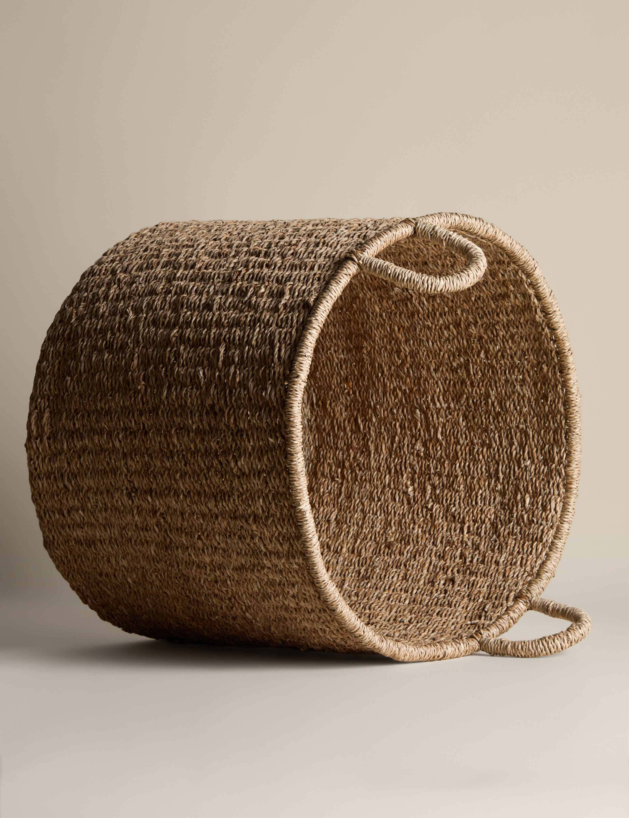Seagrass Large Round Tall Storage Basket 4 of 7