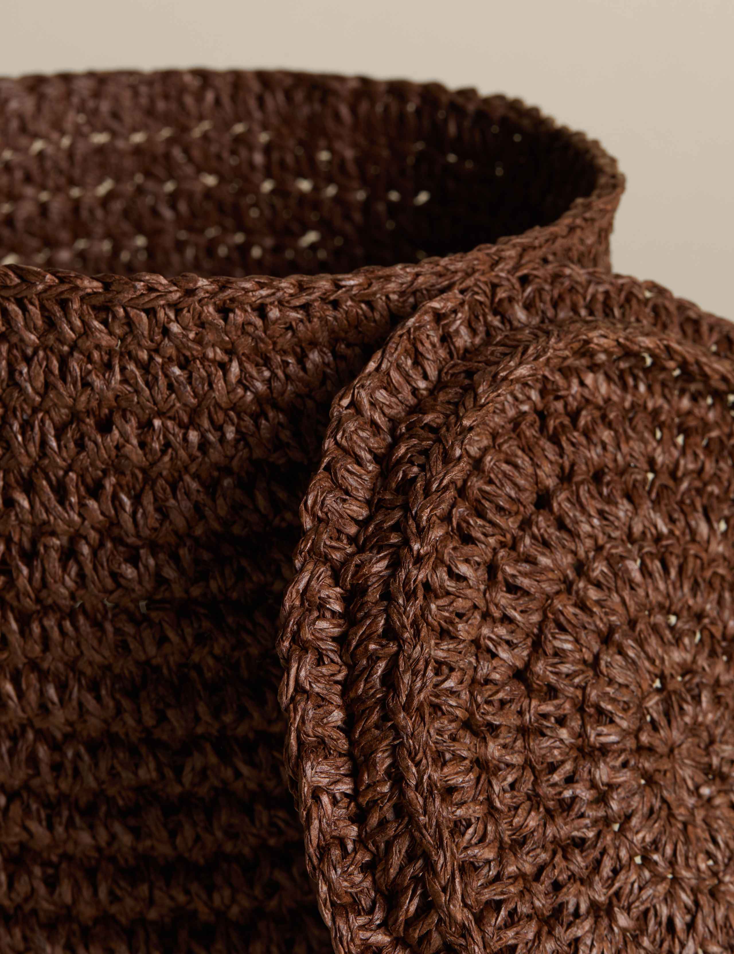 Set of 3 Raffia & Seagrass Small Lidded Pots 5 of 7