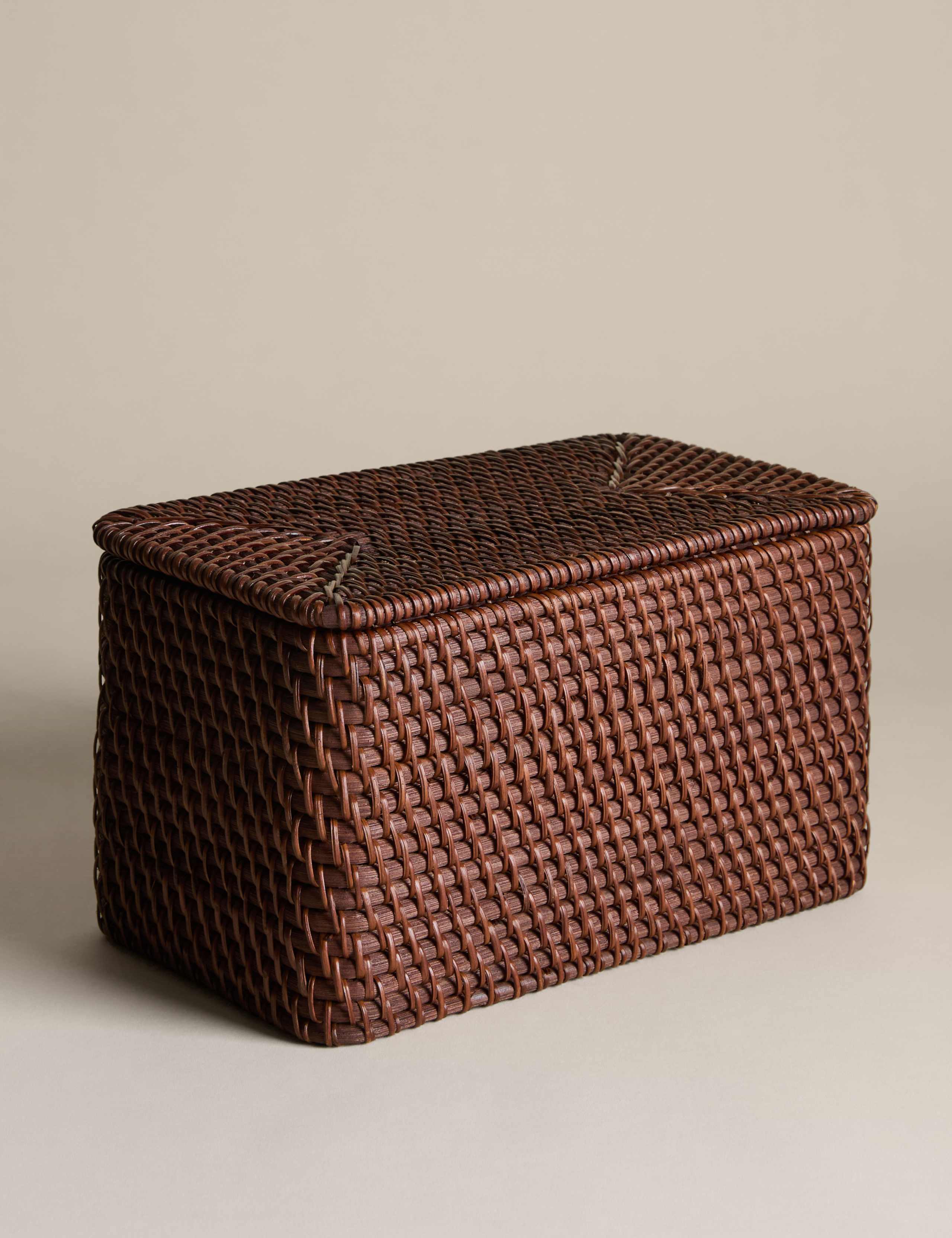 Rattan Rectangular Storage Box 2 of 6