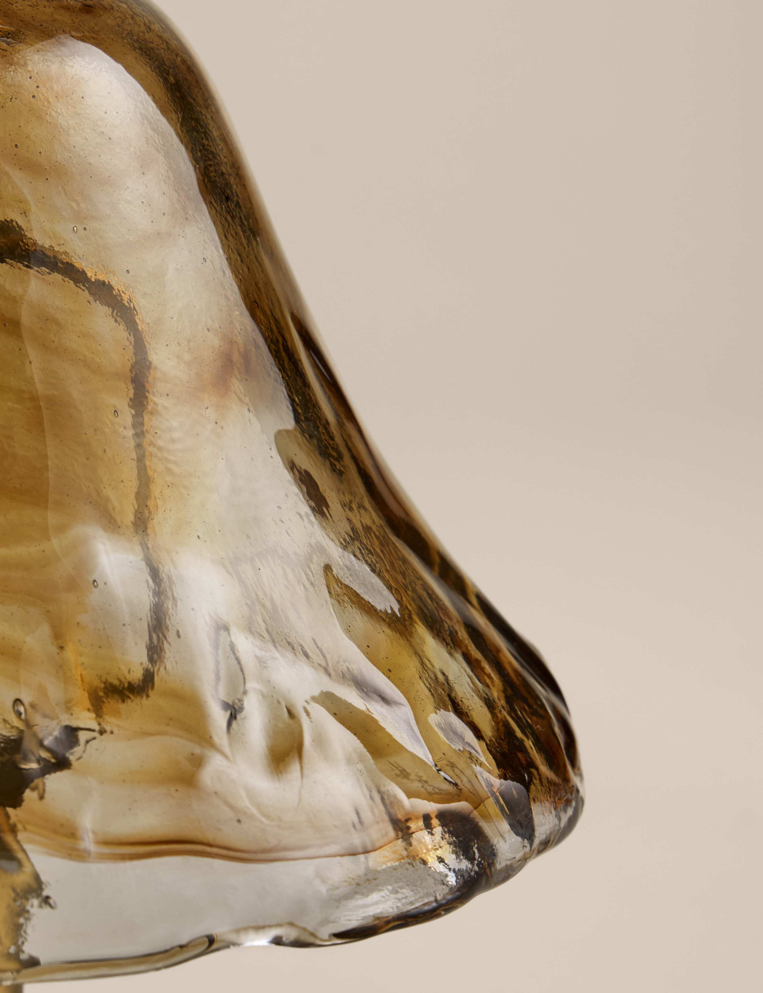 Wavy Glass Mushroom Table Lamp 4 of 6