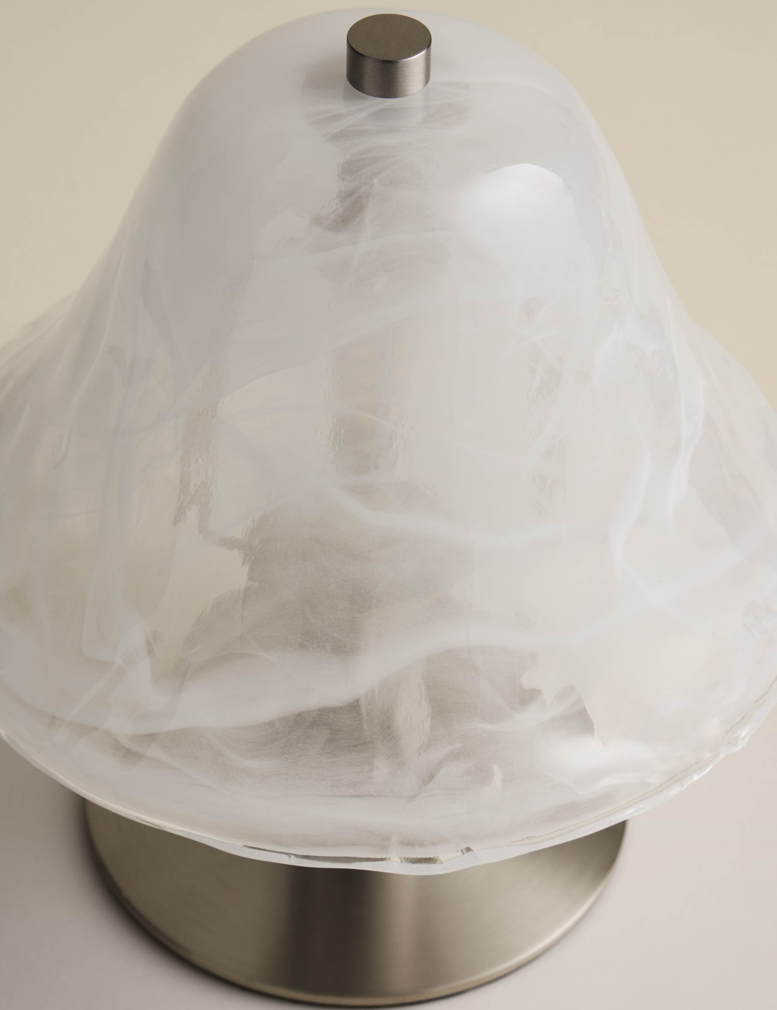 Wavy Glass Mushroom Table Lamp 5 of 6