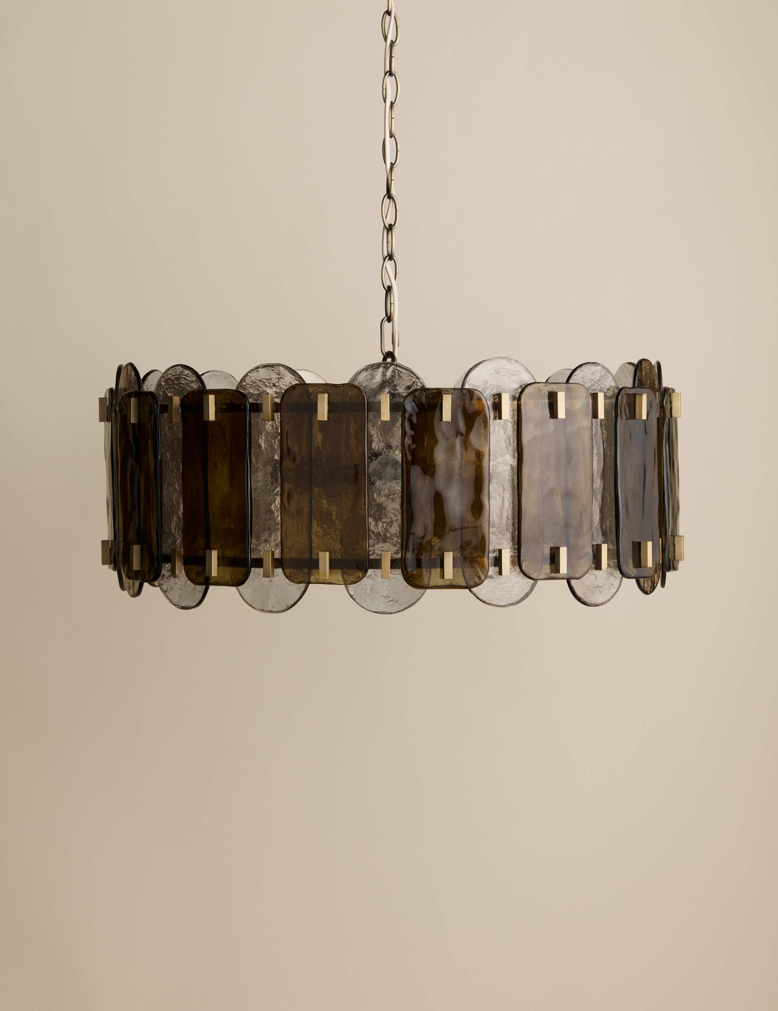Dual Colour Glass Pendant Light 2 of 8
